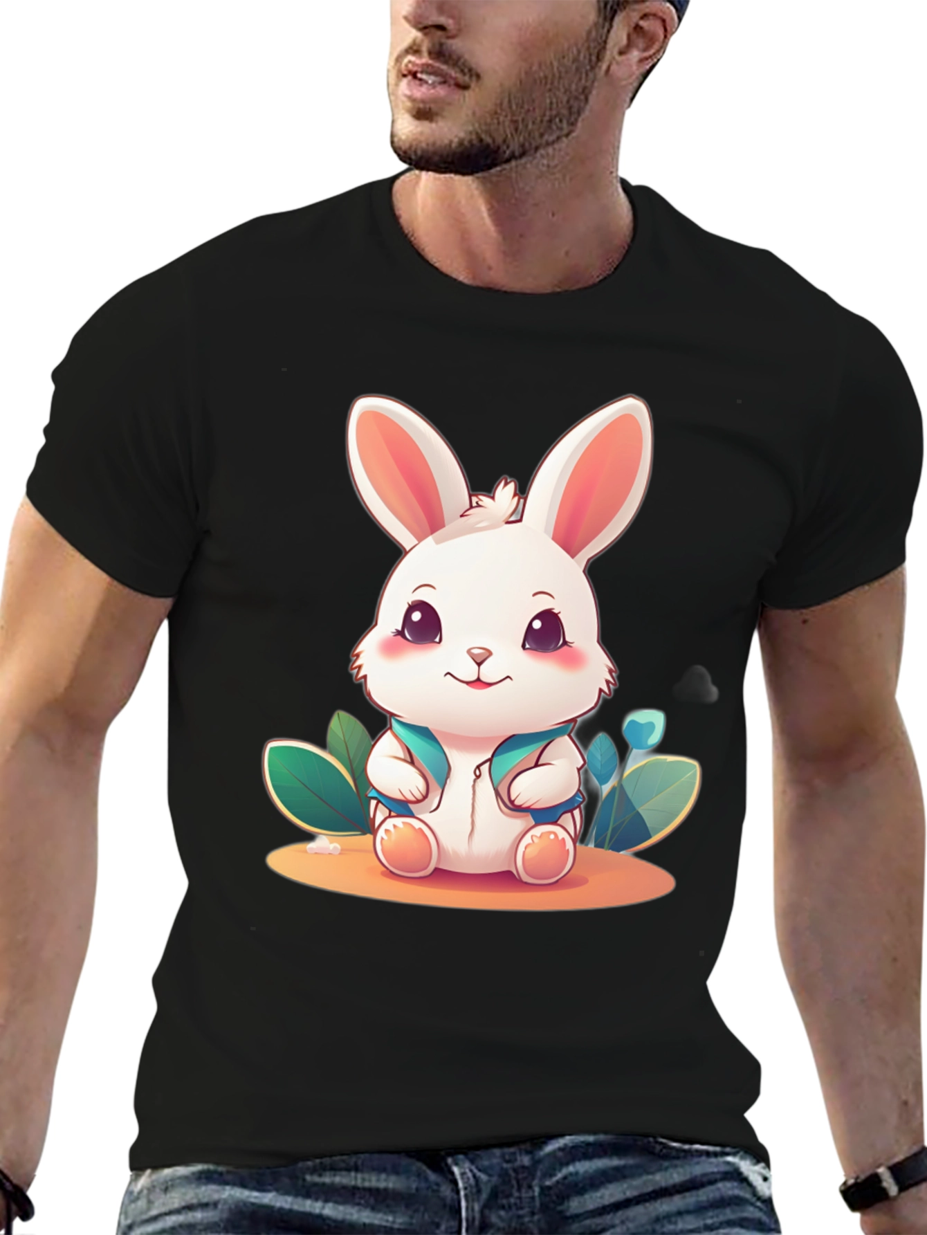 Cute Cartoon Rabbit T-Shirt