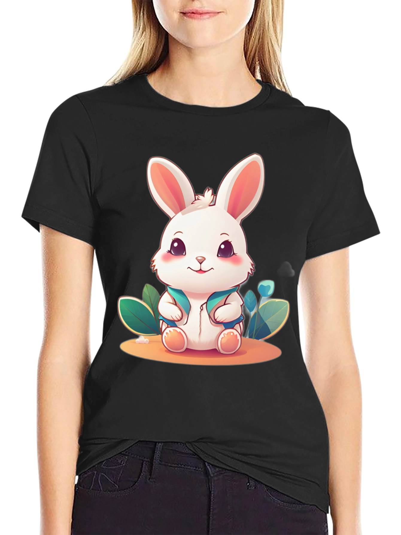 Cute Cartoon Rabbit T-Shirt