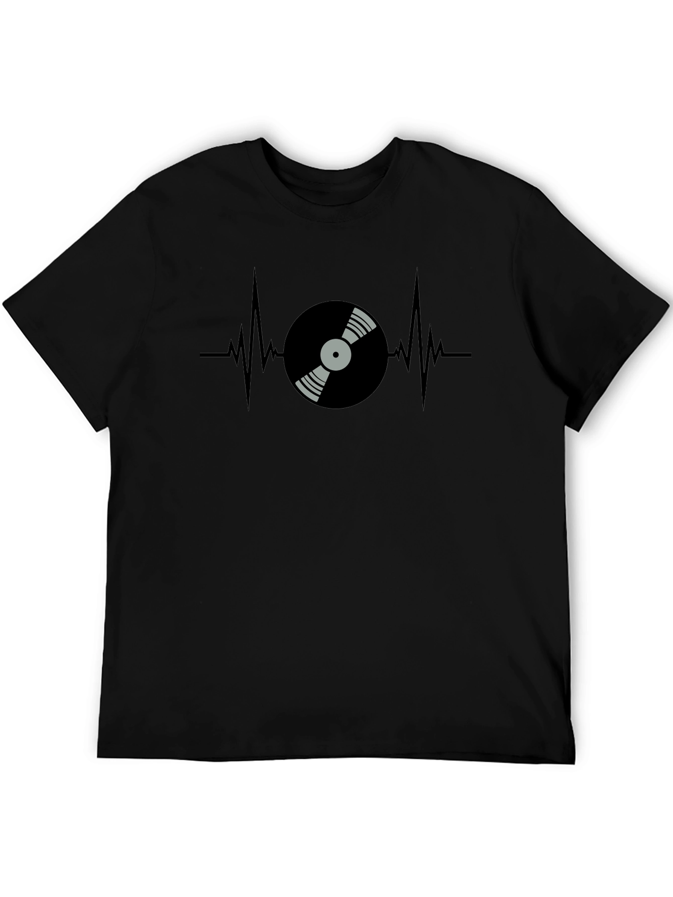 Vinyl Heartbeat T-Shirt - Music Lovers Tee