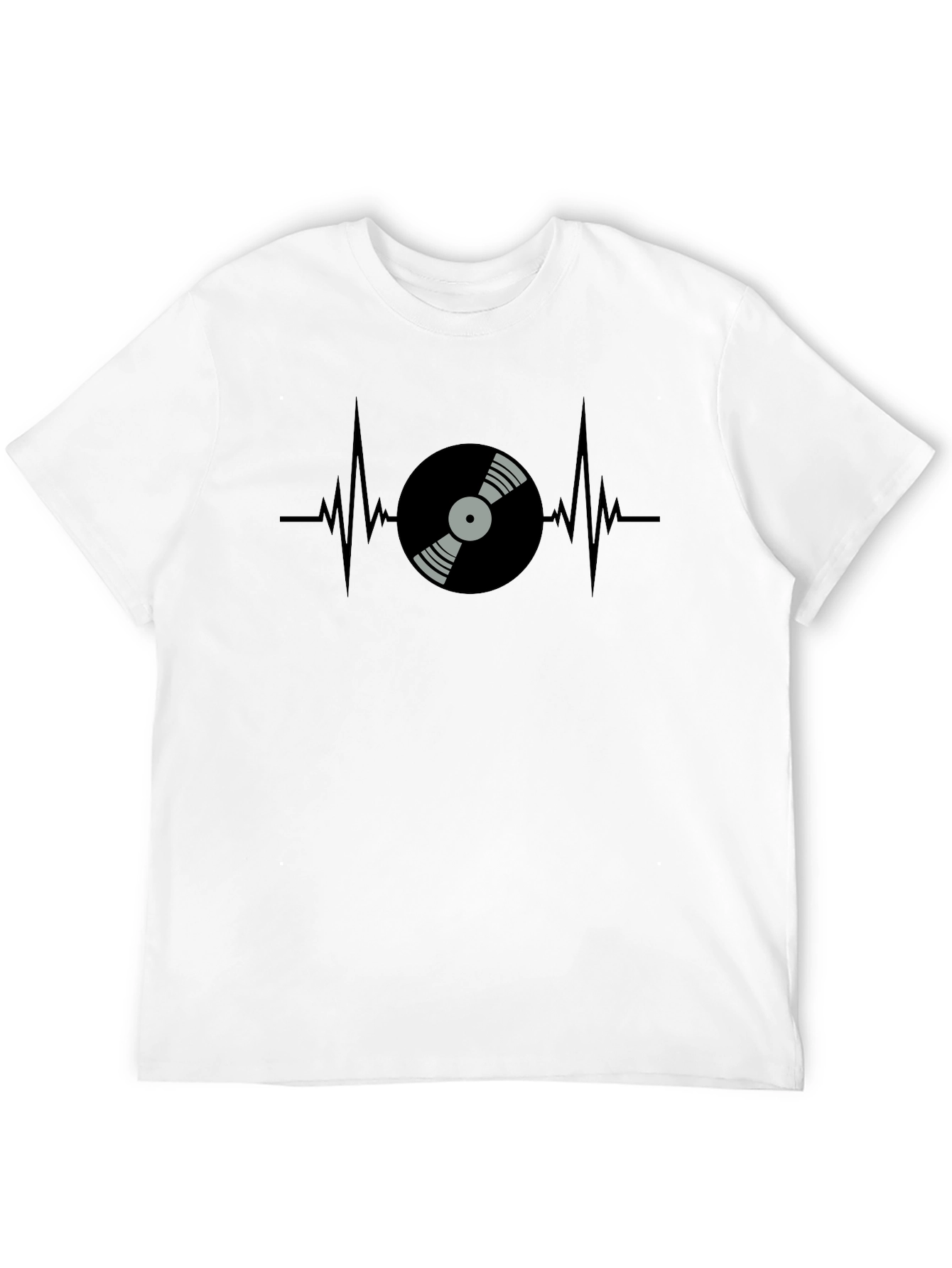 Vinyl Heartbeat T-Shirt - Music Lovers Tee