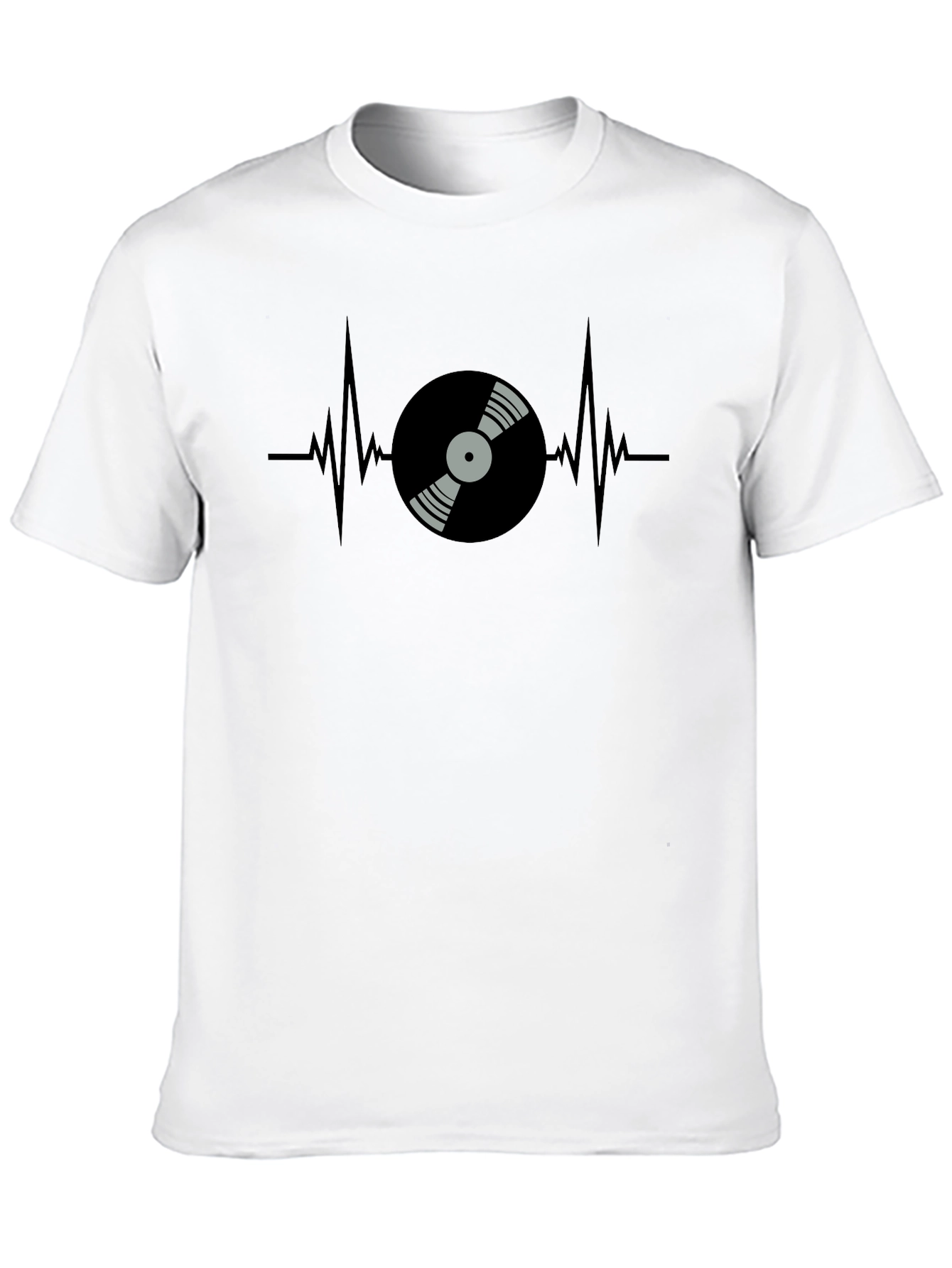 Vinyl Heartbeat T-Shirt - Music Lovers Tee