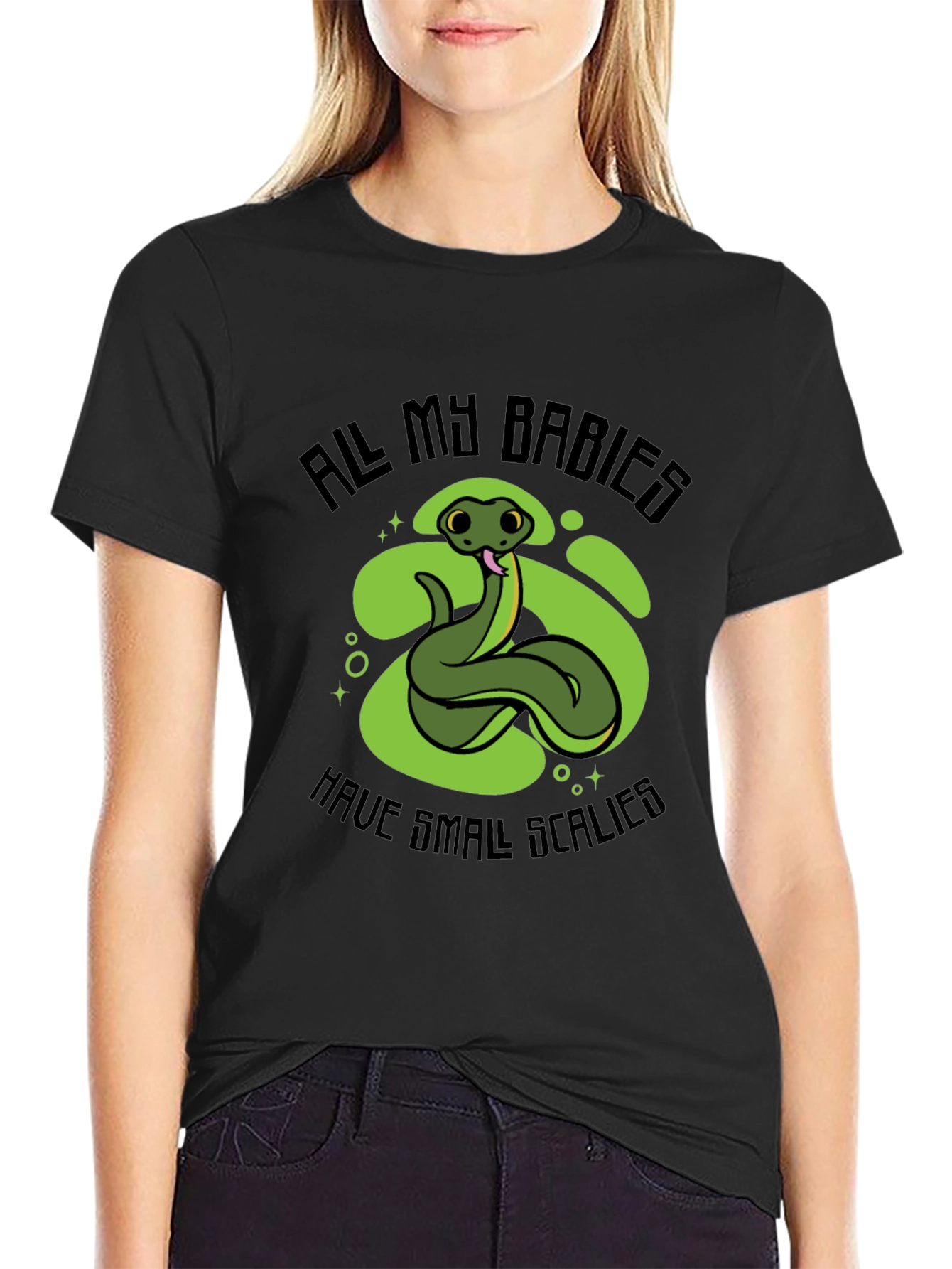Snake Babies T-Shirt - Small Scalies Design