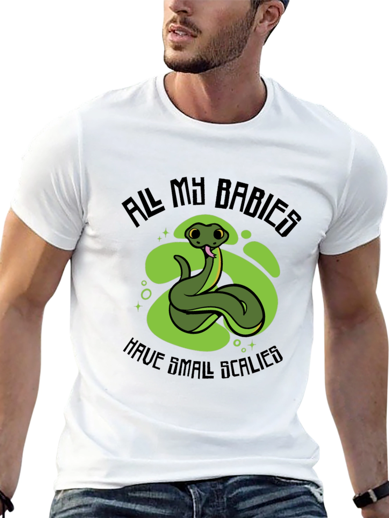 Snake Babies T-Shirt - Small Scalies Design