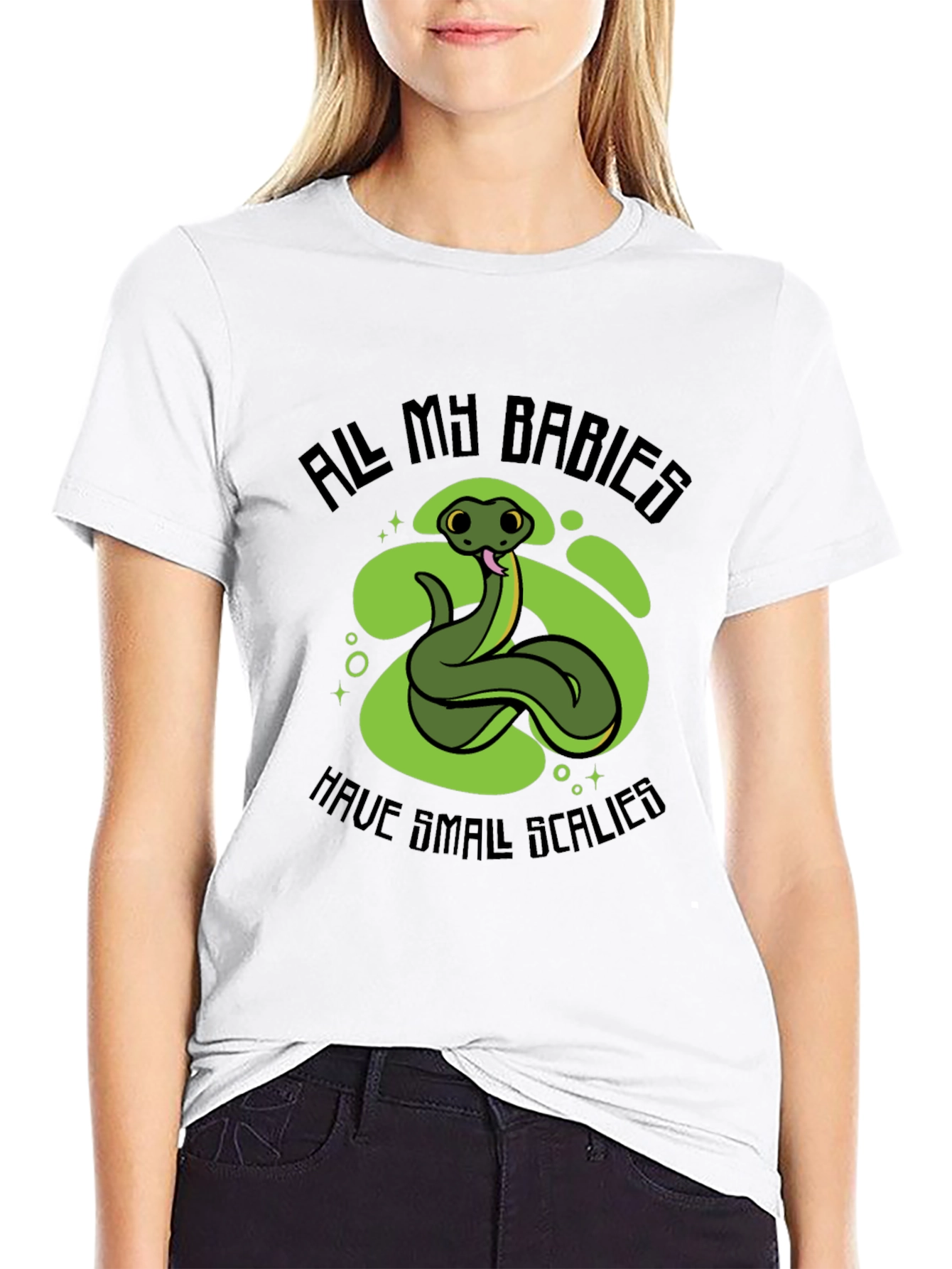 Snake Babies T-Shirt - Small Scalies Design