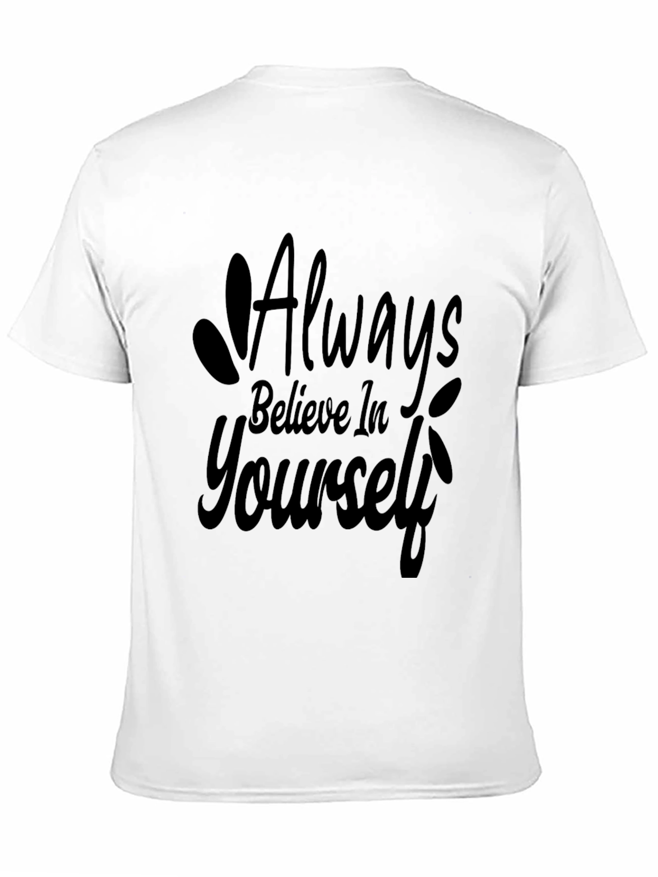 Believe in Yourself Graphic Tee - Black