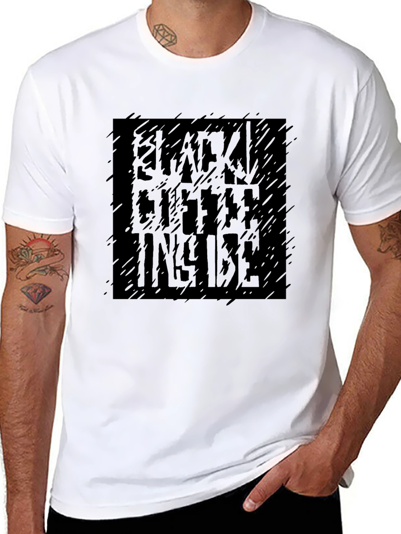 Black Coffee Inside Graphic T-Shirt