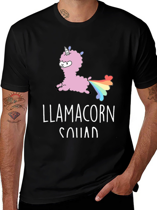 Llamacorn Squad Graphic Tee - Fun Unicorn Llama Shirt