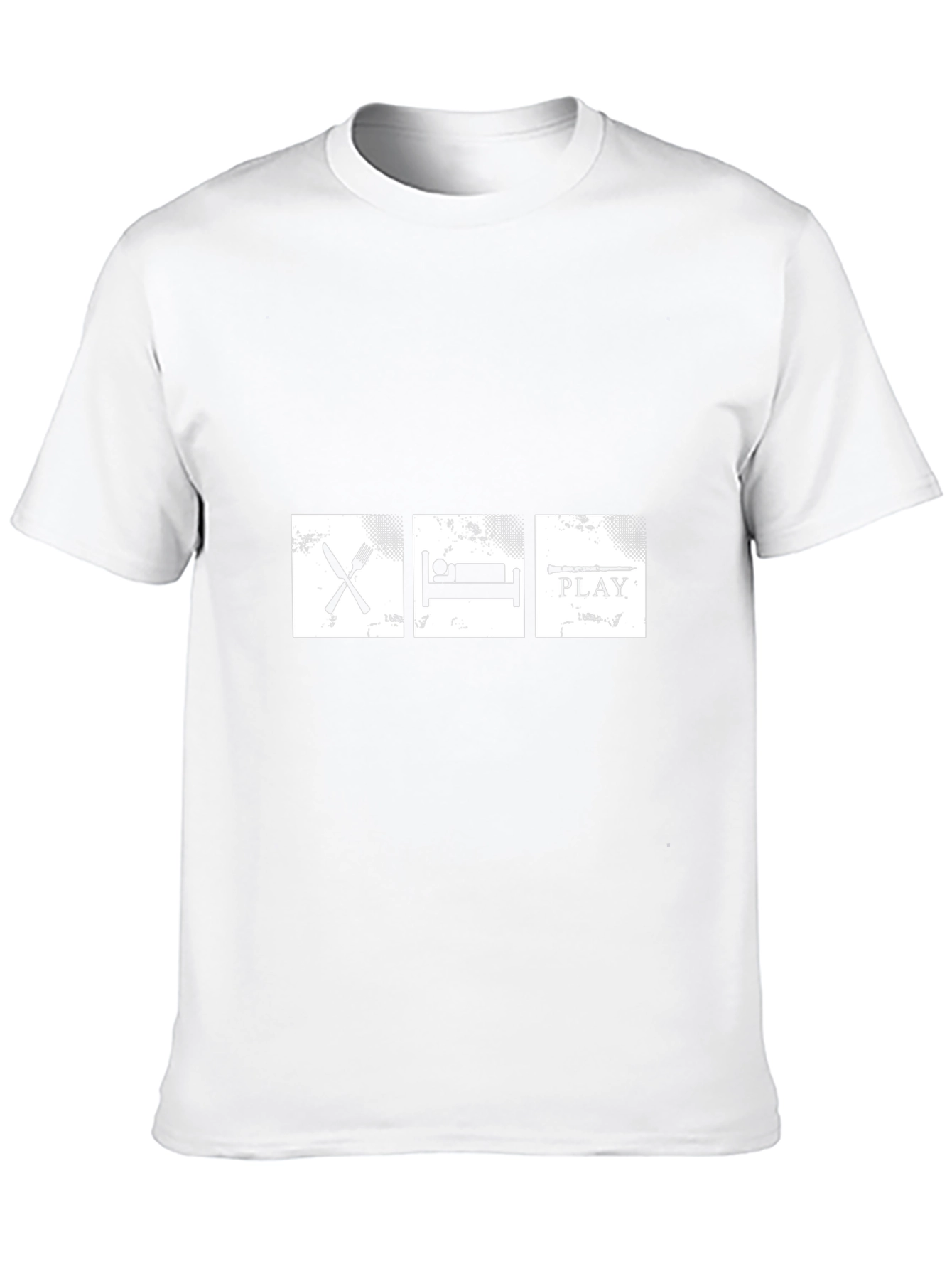 Eat Sleep Play Black Graphic Tee