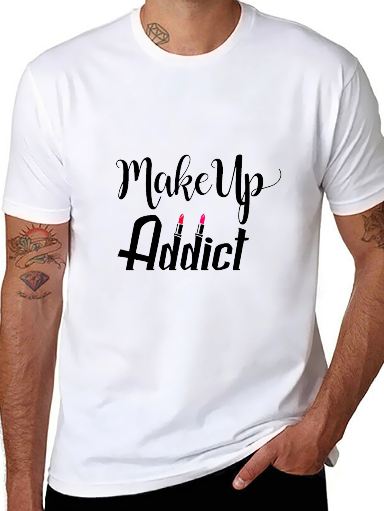 Makeup Addict Black T-Shirt