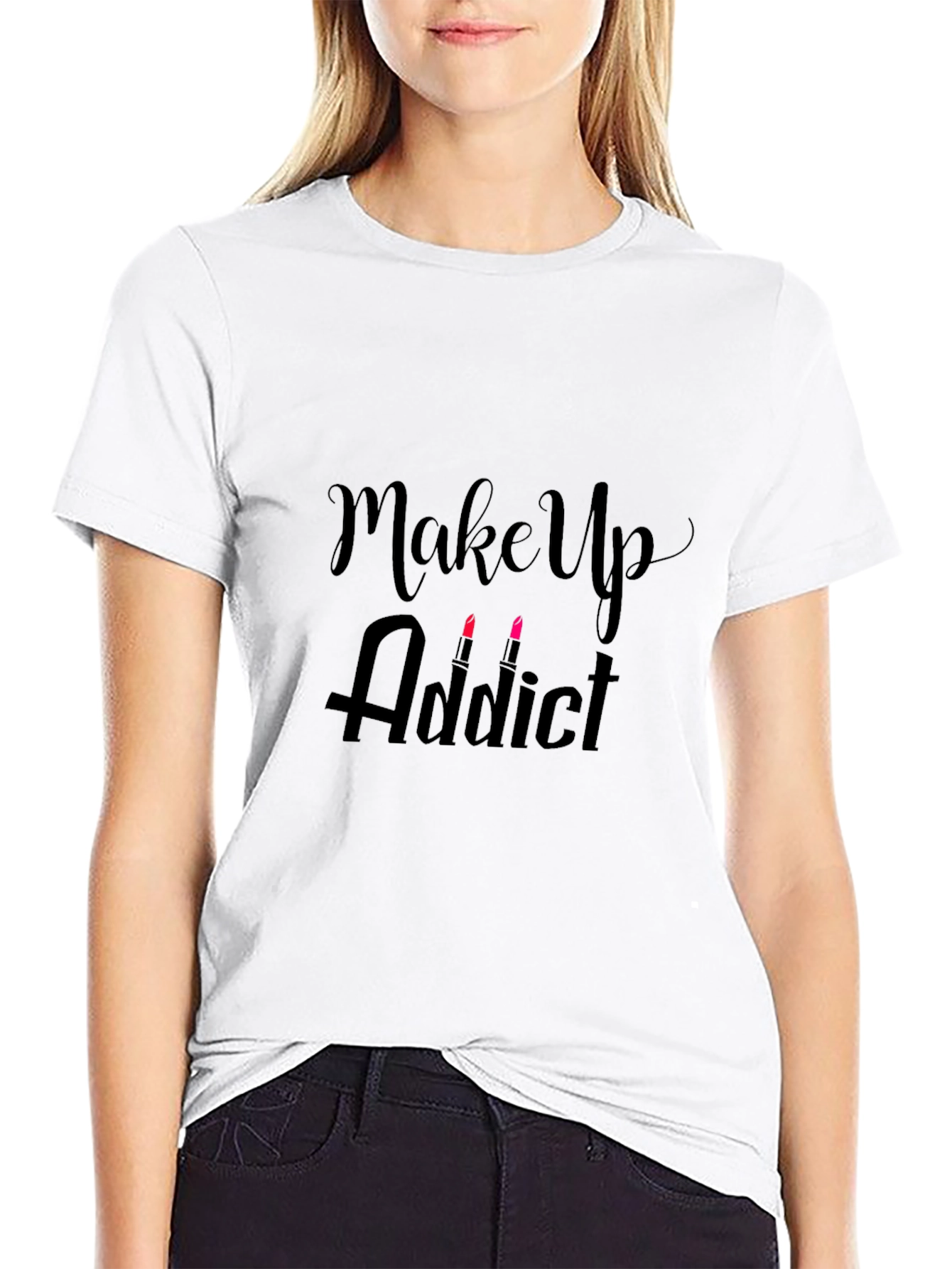 Makeup Addict Black T-Shirt