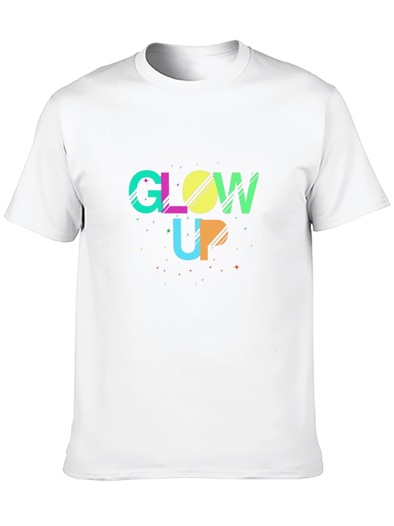 Glow Up Black Graphic Tee
