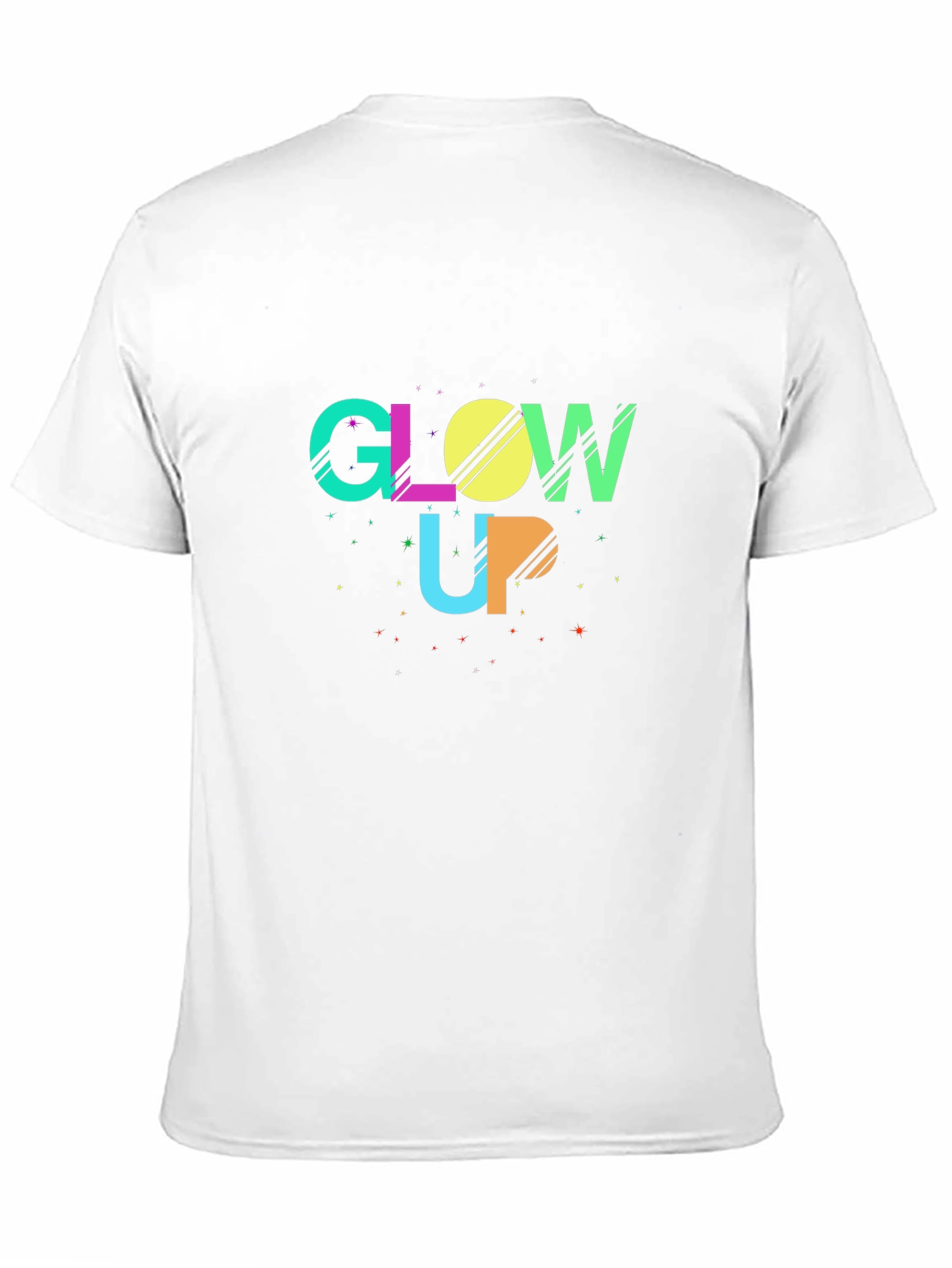 Glow Up Black Graphic Tee