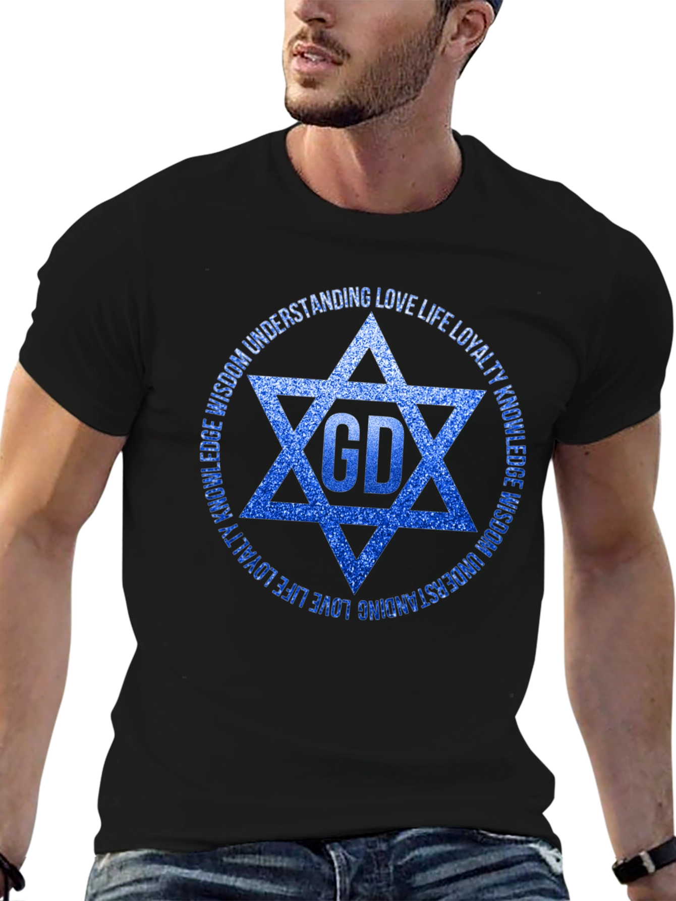 Mens Star of David Graphic Tee