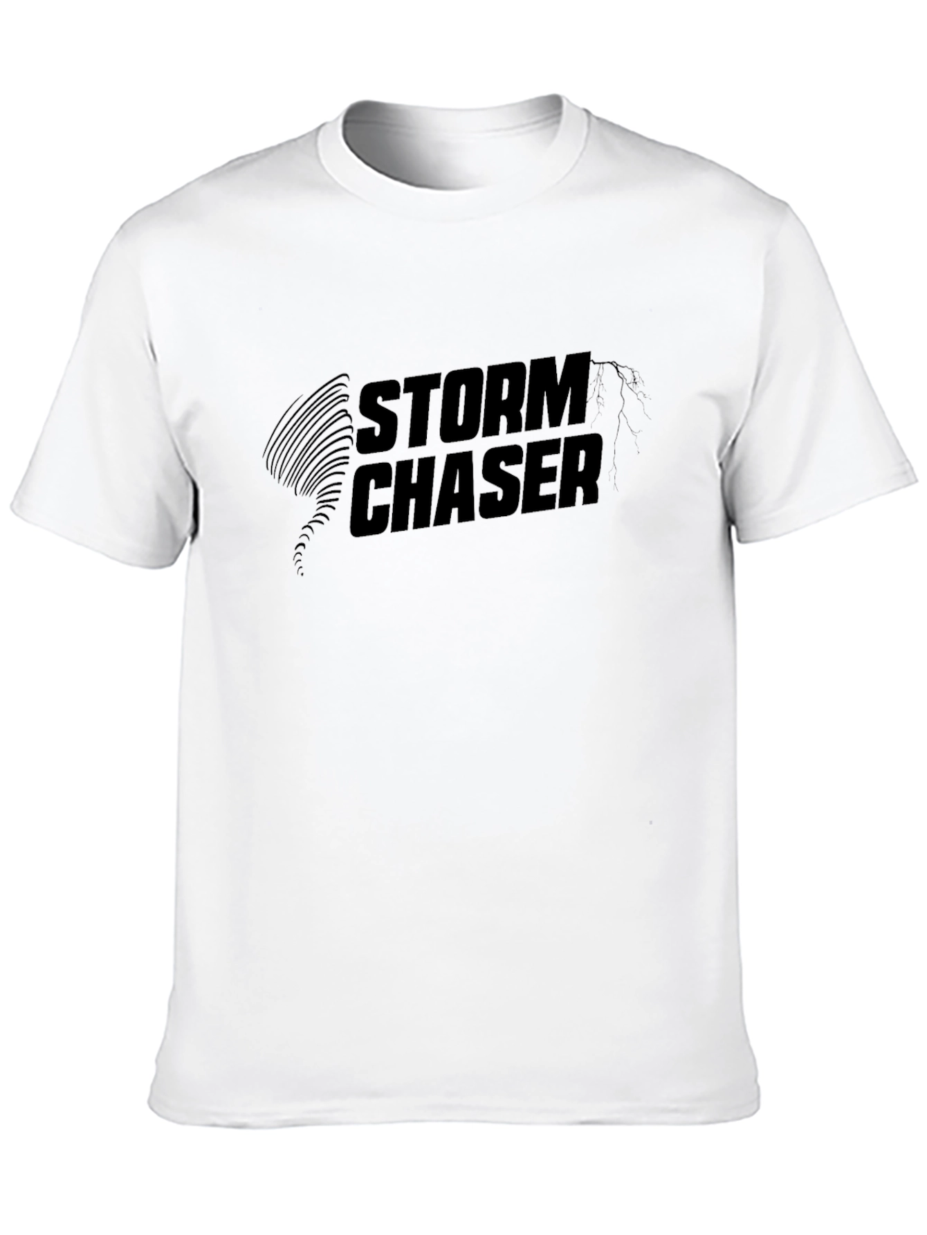 Storm Chaser Black T-Shirt - Weather Enthusiast Tee