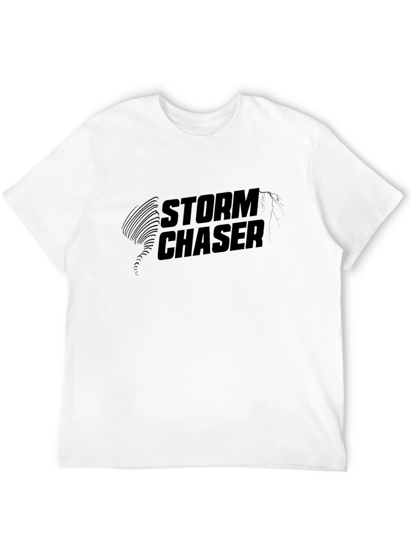 Storm Chaser Black T-Shirt - Weather Enthusiast Tee