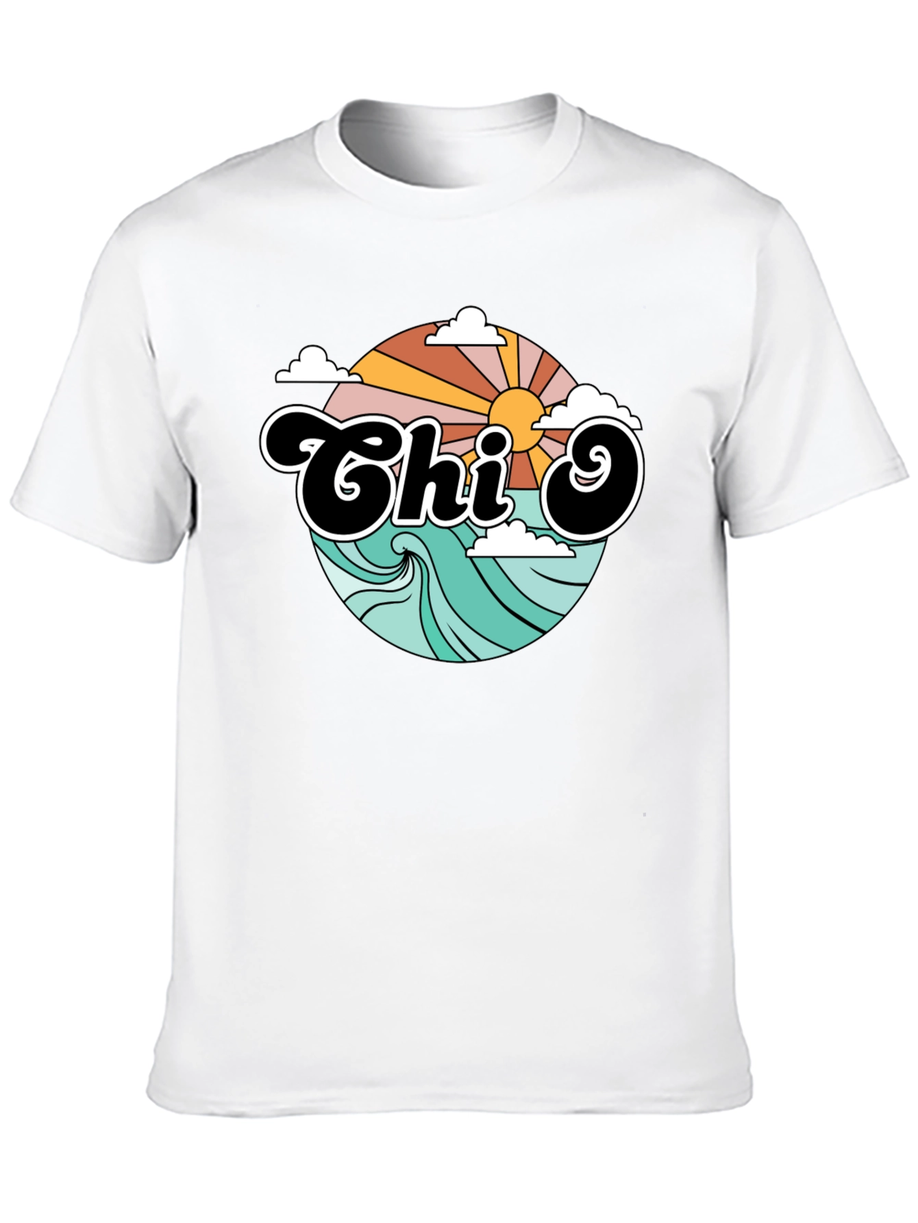 Retro Chi O Graphic T-Shirt