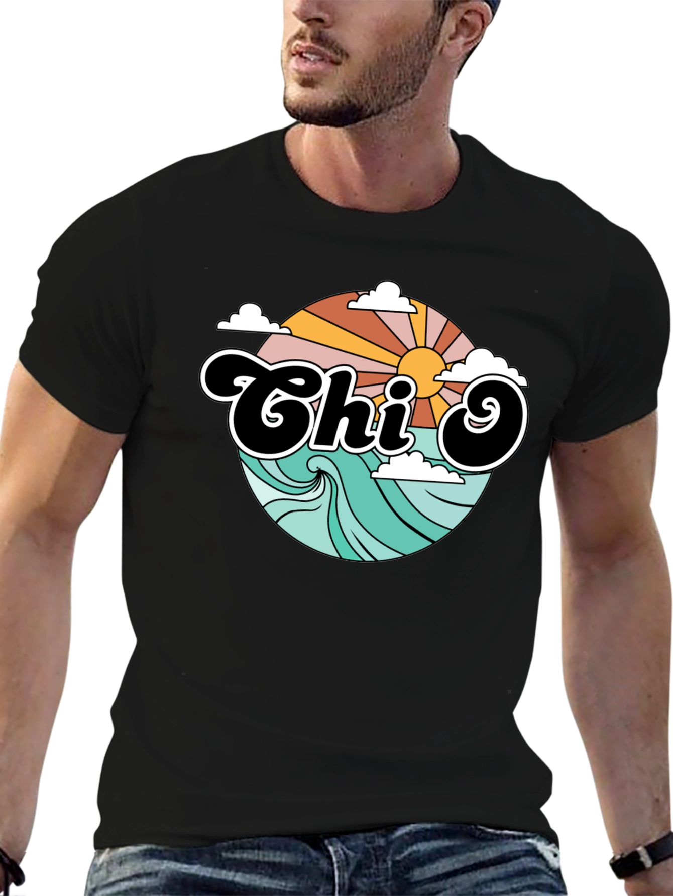 Retro Chi O Graphic T-Shirt
