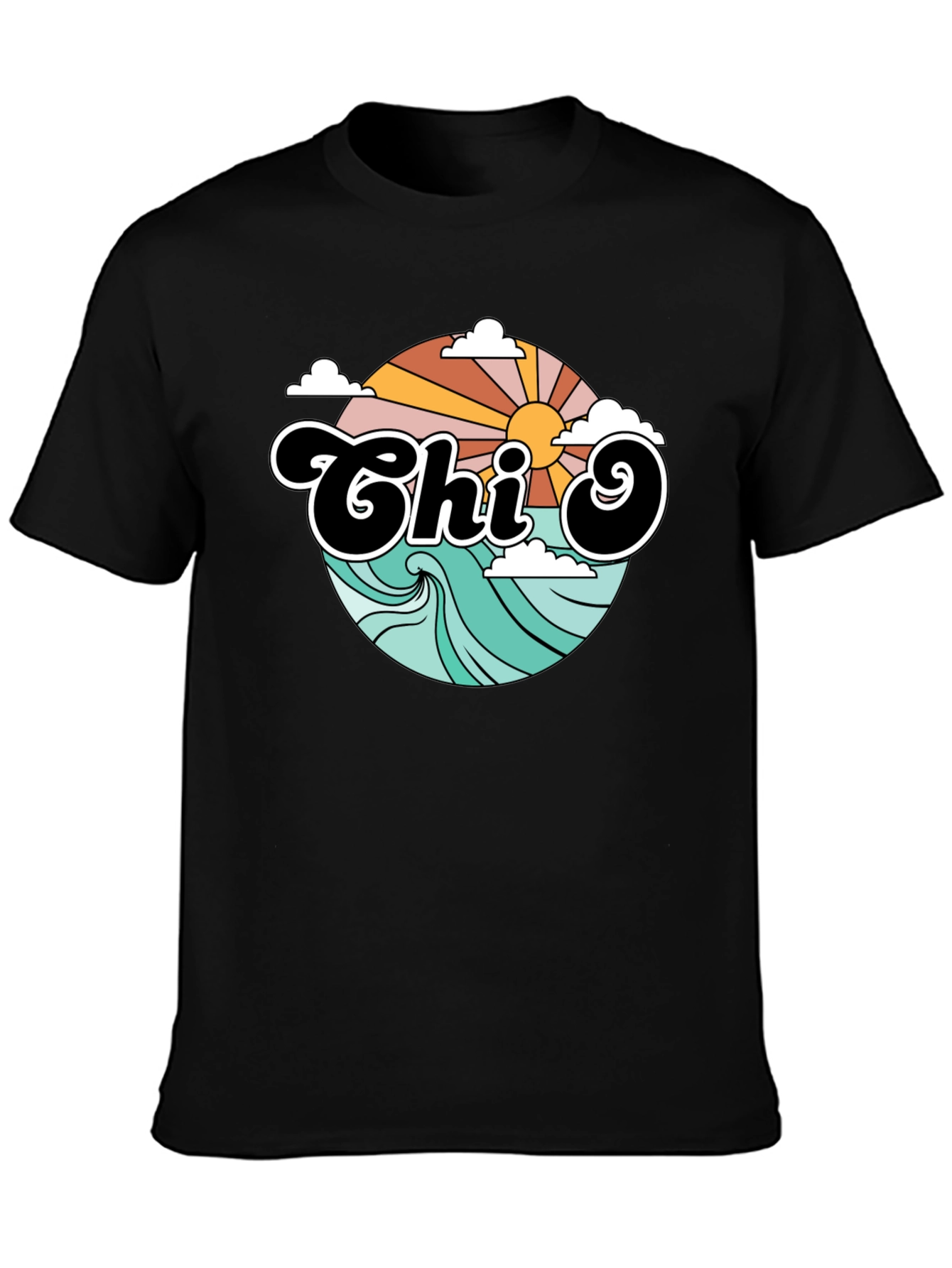 Retro Chi O Graphic T-Shirt