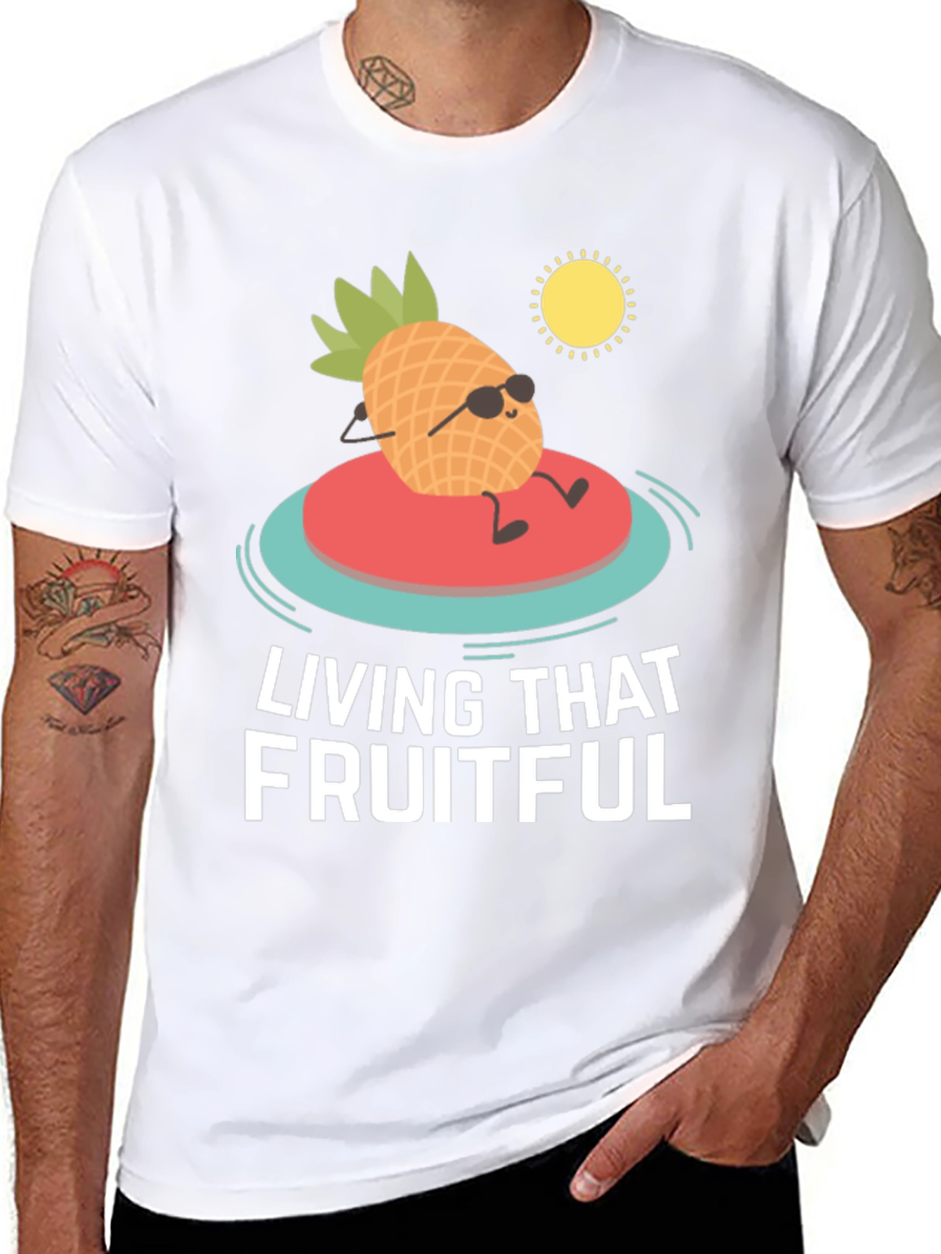 Living That Fruitful Life Pineapple T-Shirt