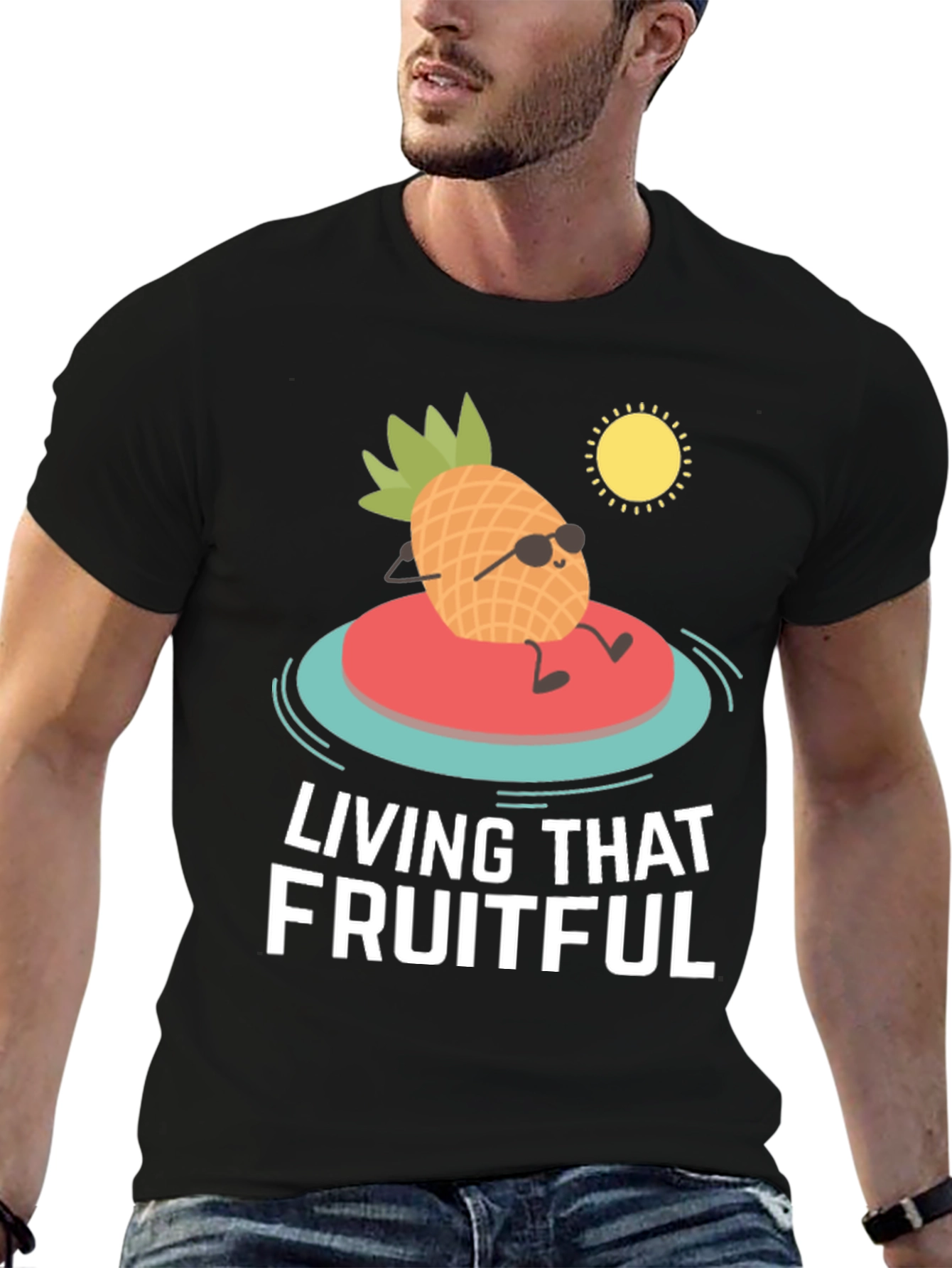 Living That Fruitful Life Pineapple T-Shirt