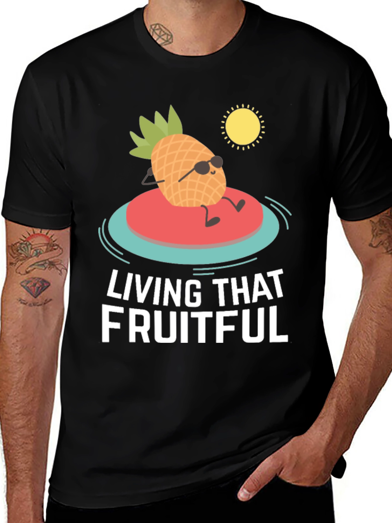 Living That Fruitful Life Pineapple T-Shirt