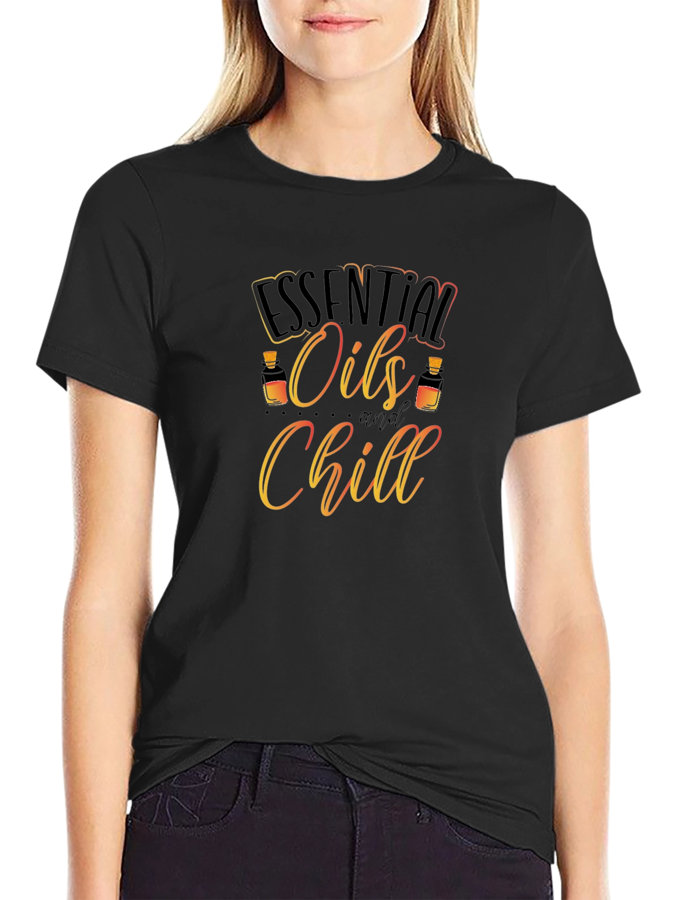 Essential Oils and Chill Graphic T-Shirt