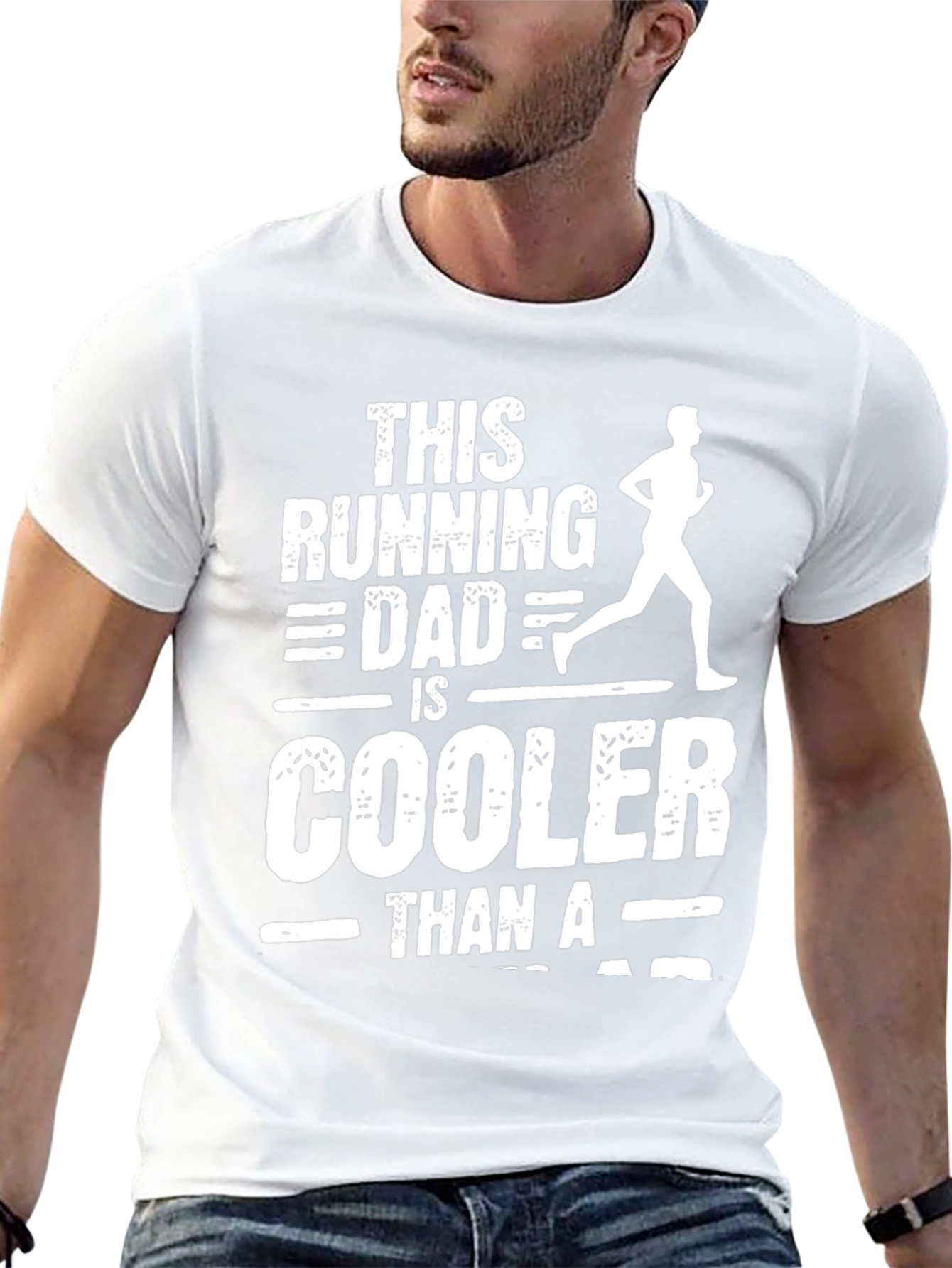 Running Dad T-Shirt - Cool Dad Tee