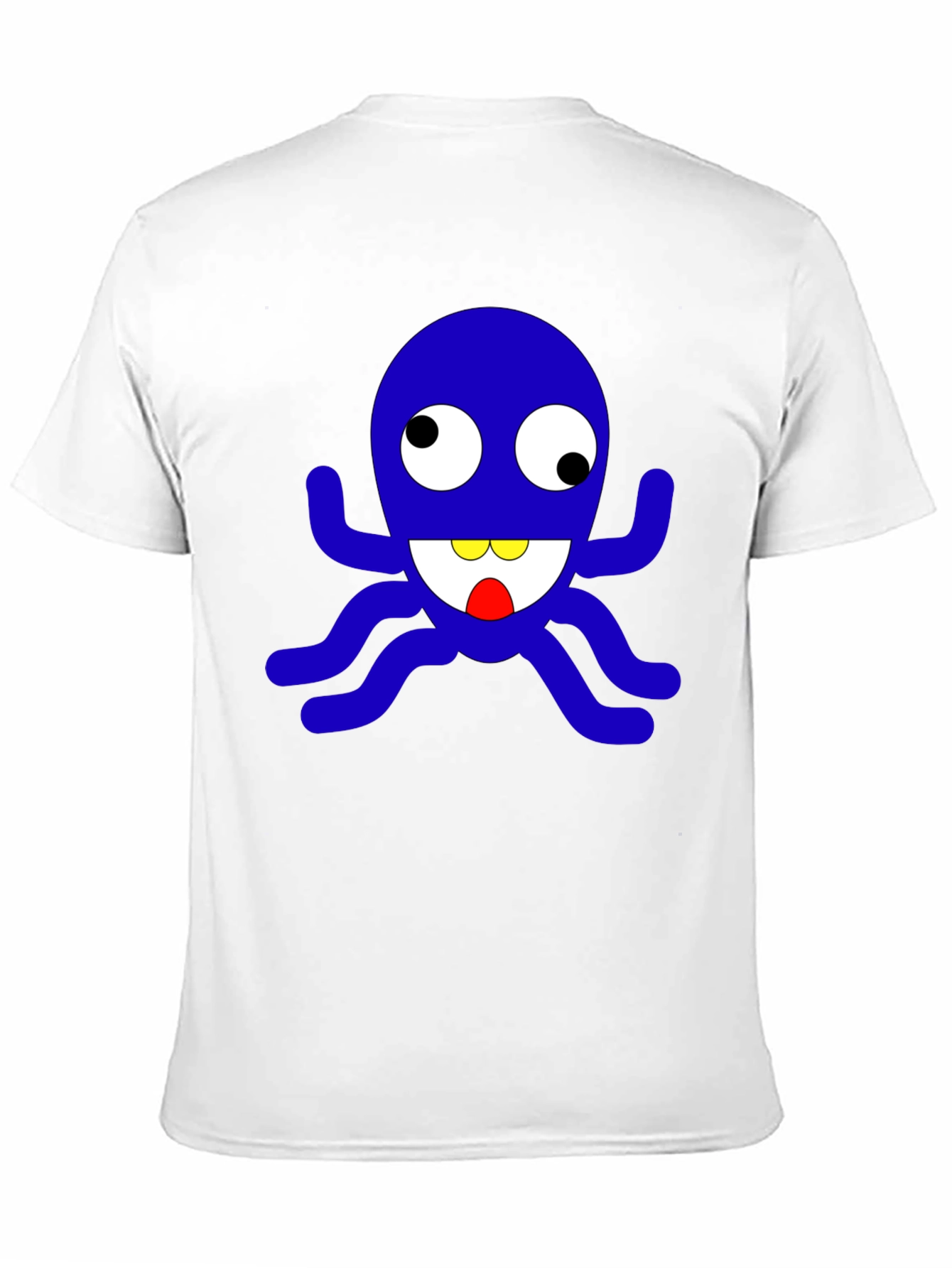 Fun Cartoon Octopus Graphic T-Shirt