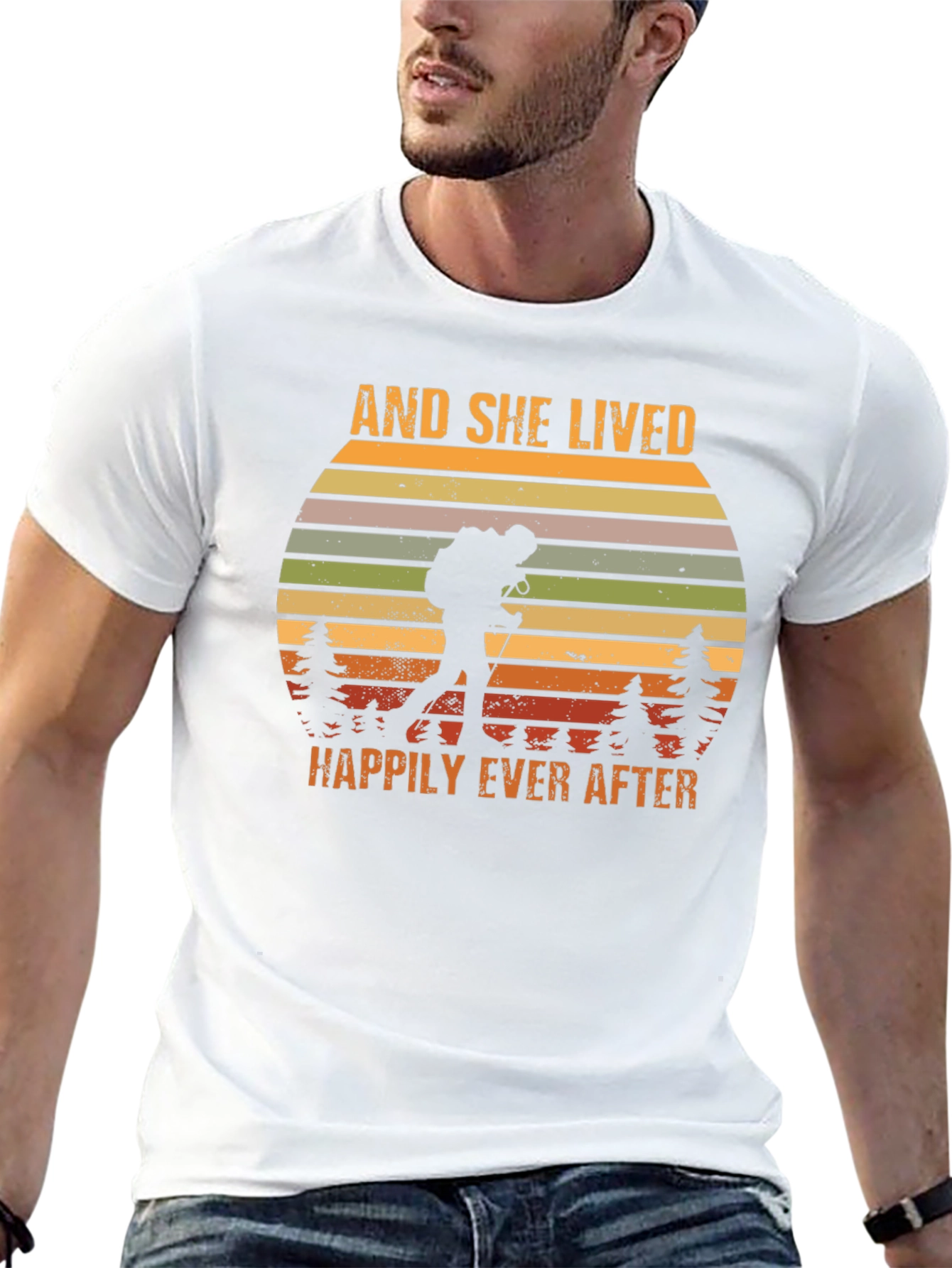 And She Lived Happily Ever After Hiking T-Shirt