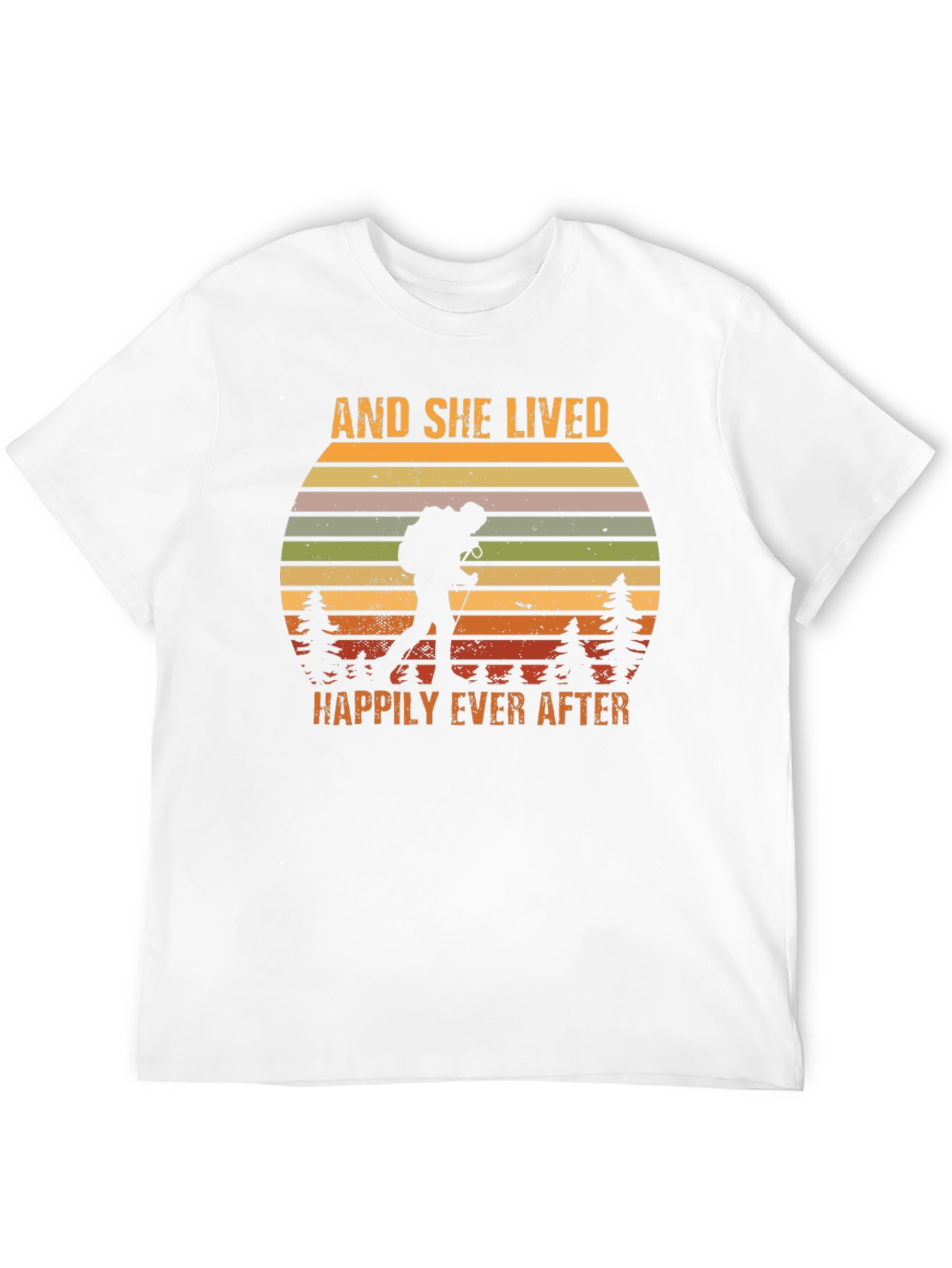 And She Lived Happily Ever After Hiking T-Shirt