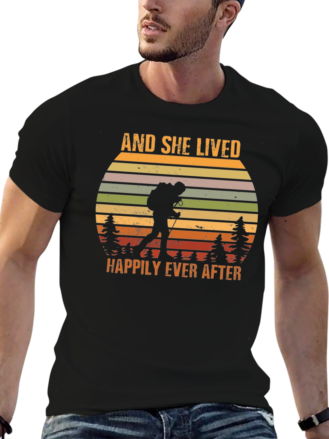 And She Lived Happily Ever After Hiking T-Shirt
