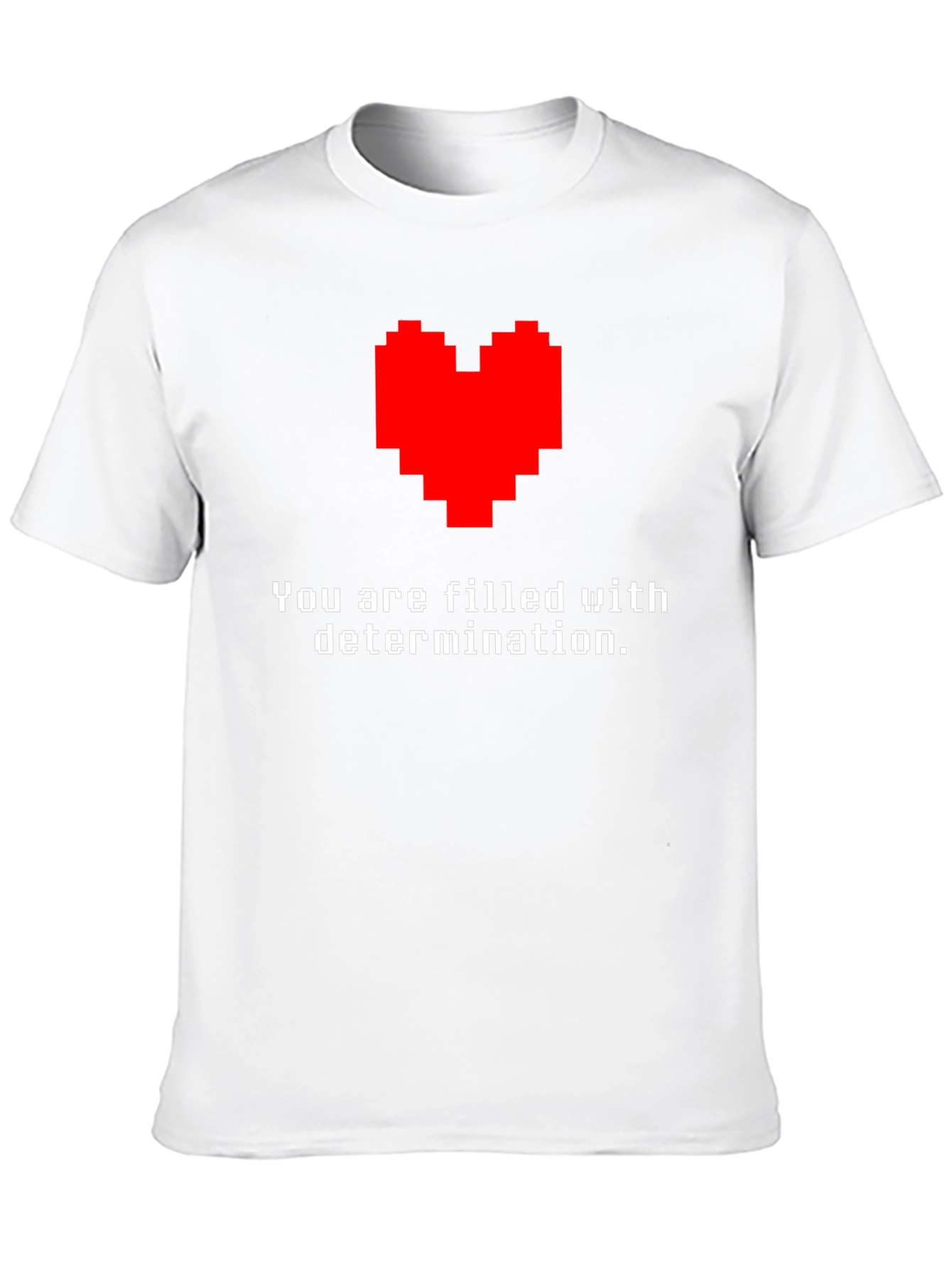 Determination Pixel Heart T-Shirt