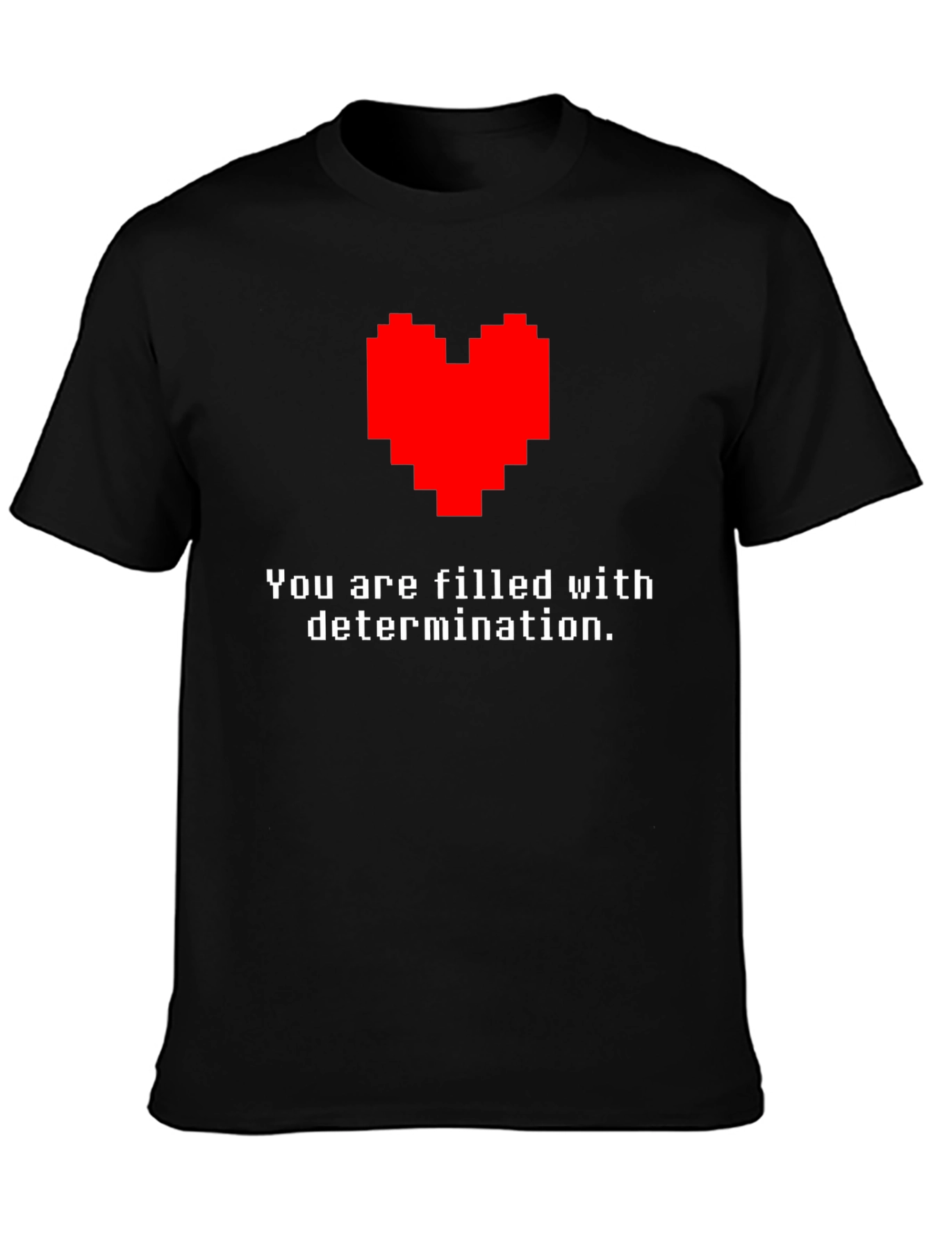 Determination Pixel Heart T-Shirt