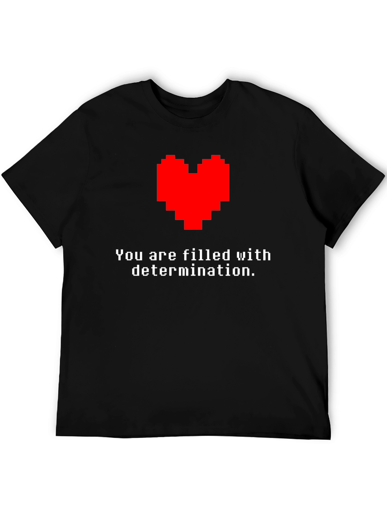 Determination Pixel Heart T-Shirt