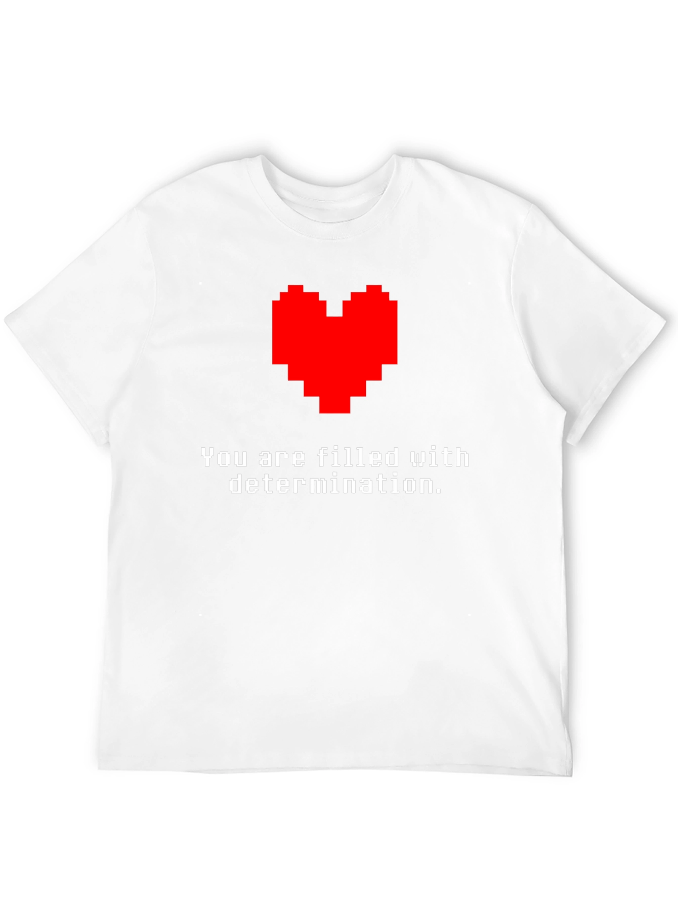 Determination Pixel Heart T-Shirt