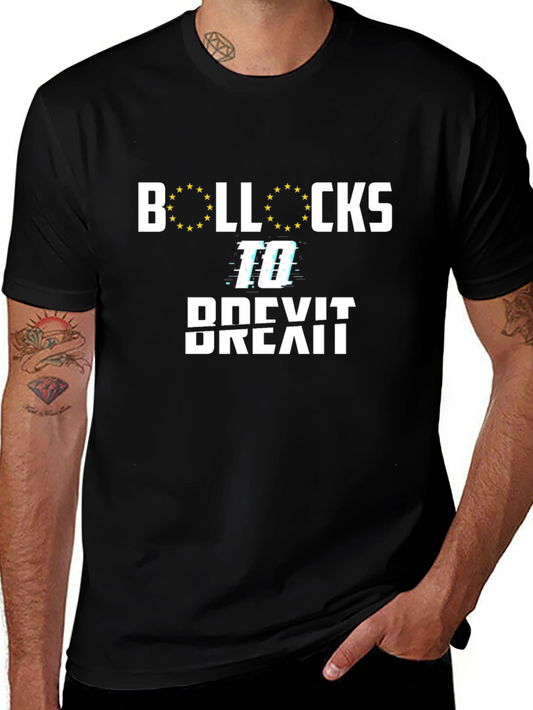 Bollocks To Brexit Graphic Tee - Anti-Brexit T-Shirt