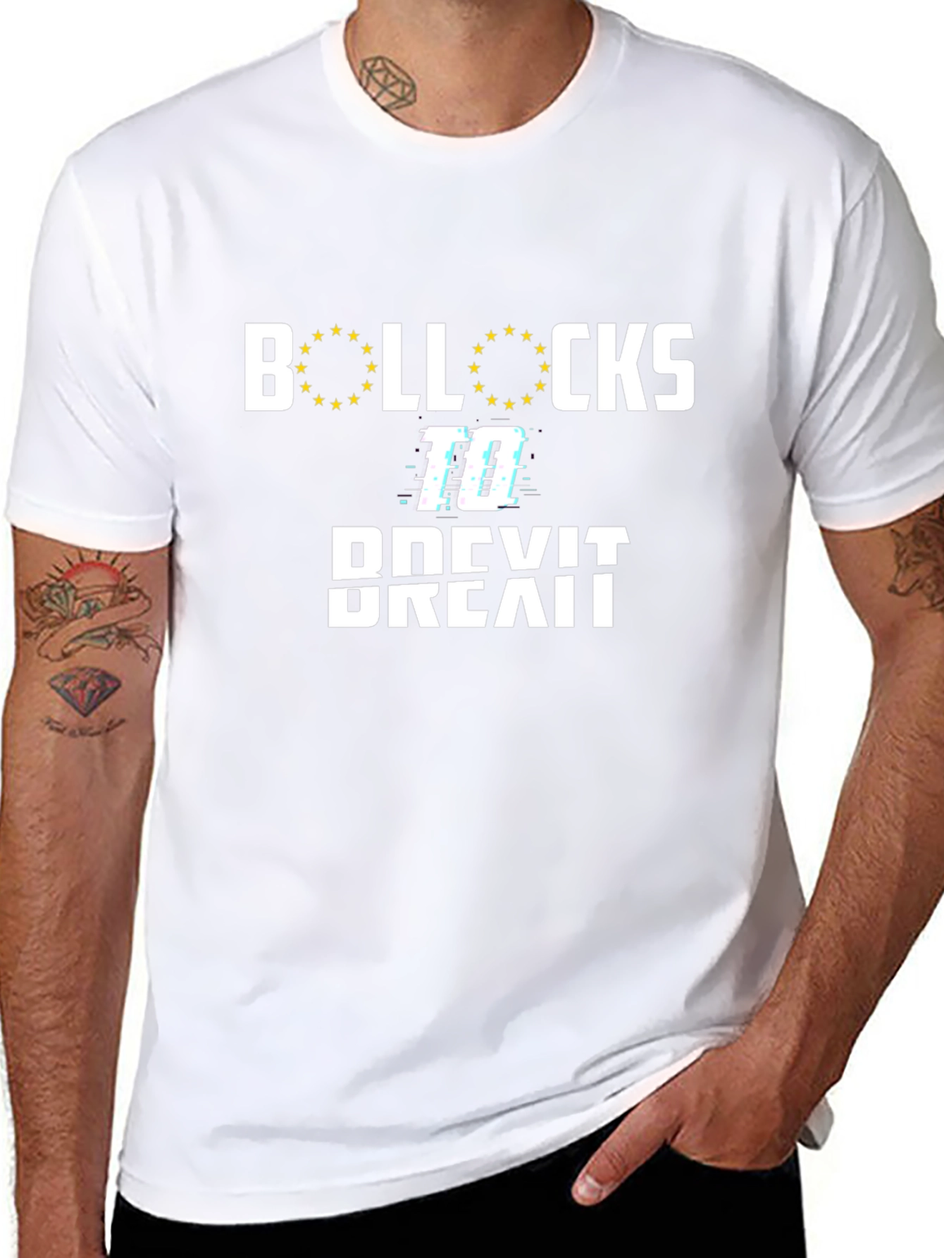 Bollocks To Brexit Graphic Tee - Anti-Brexit T-Shirt