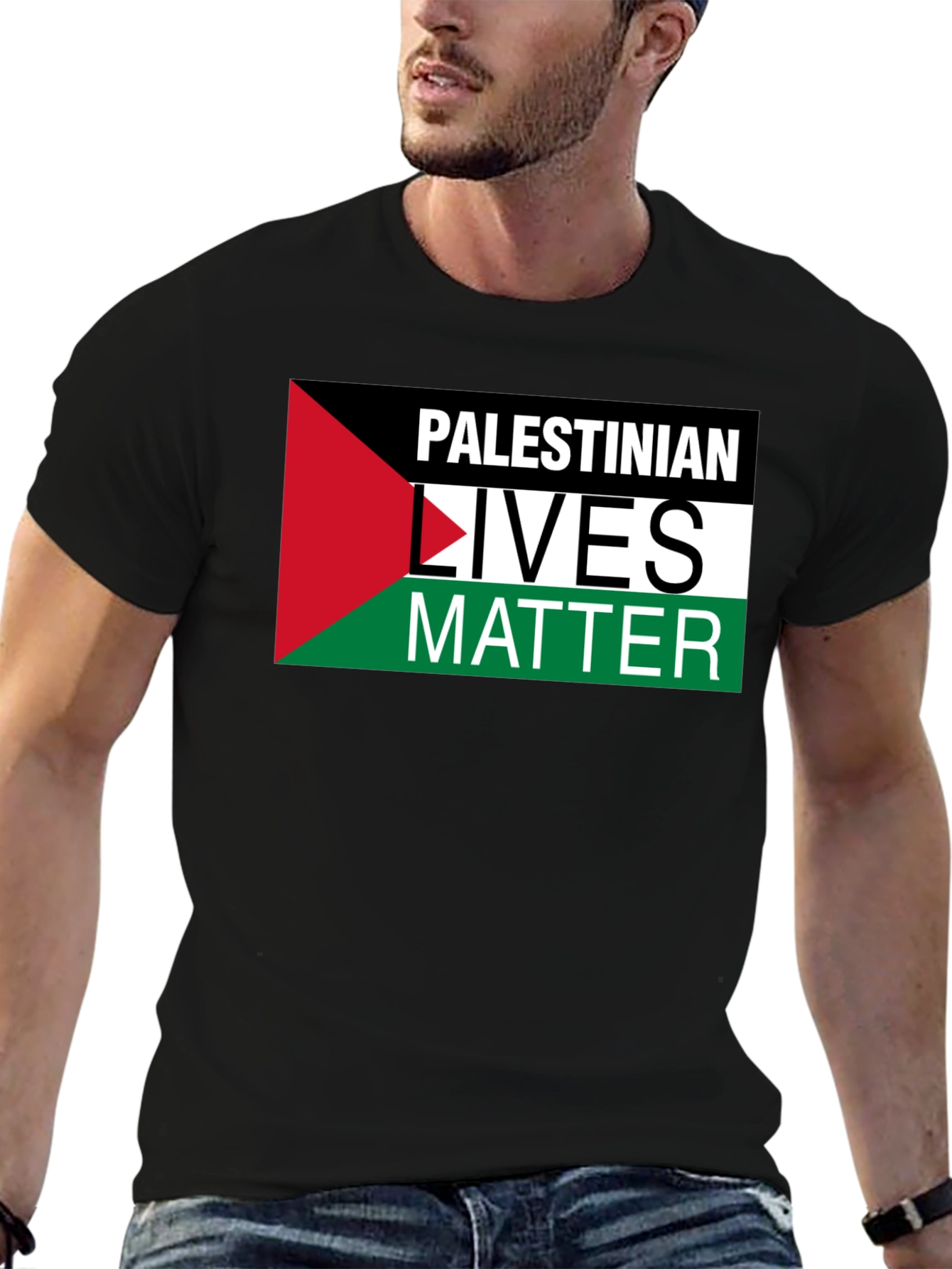 Palestinian Lives Matter T-Shirt Flag Graphic Tee
