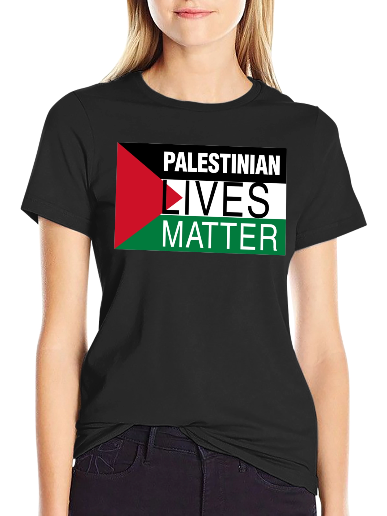 Palestinian Lives Matter T-Shirt Flag Graphic Tee