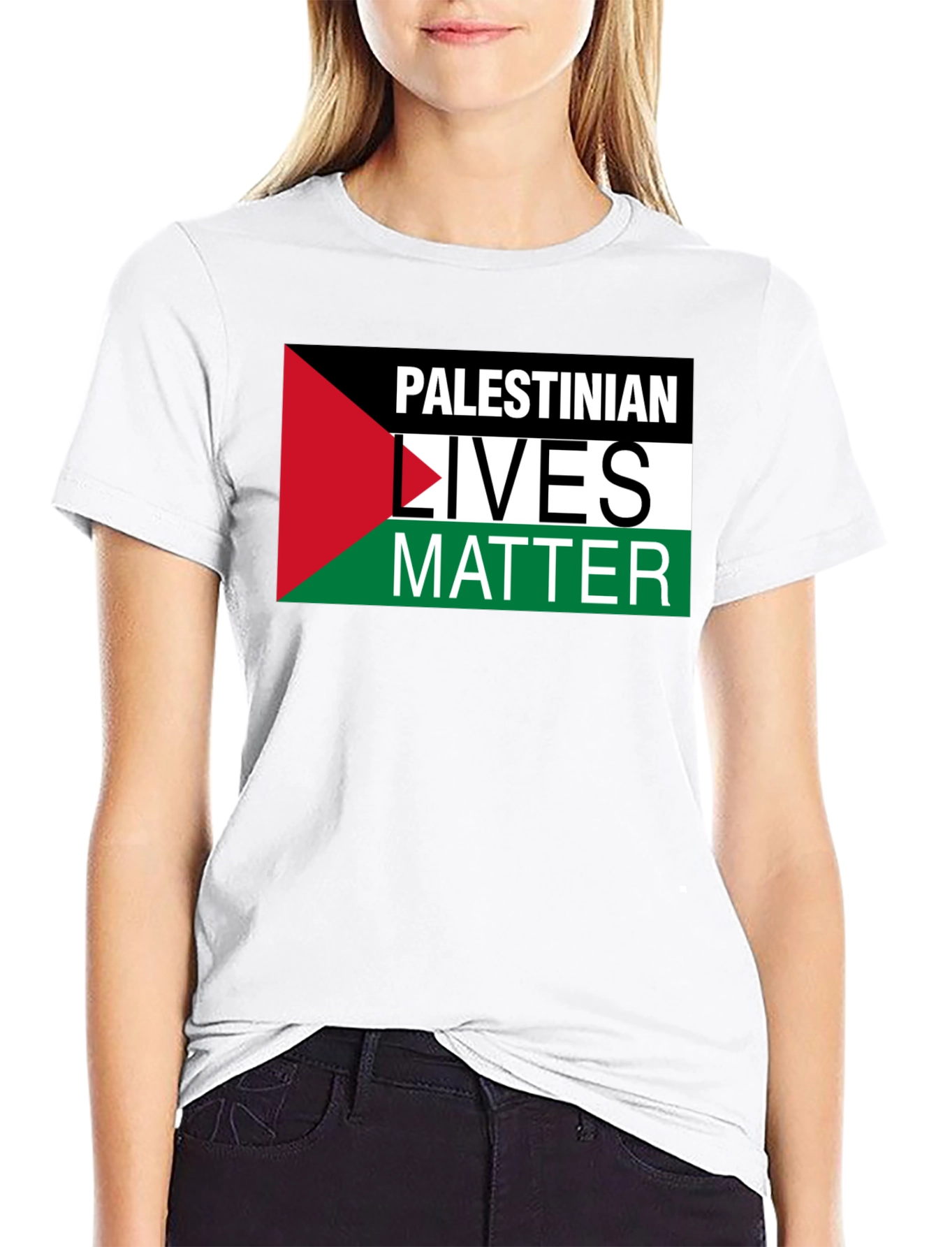Palestinian Lives Matter T-Shirt Flag Graphic Tee