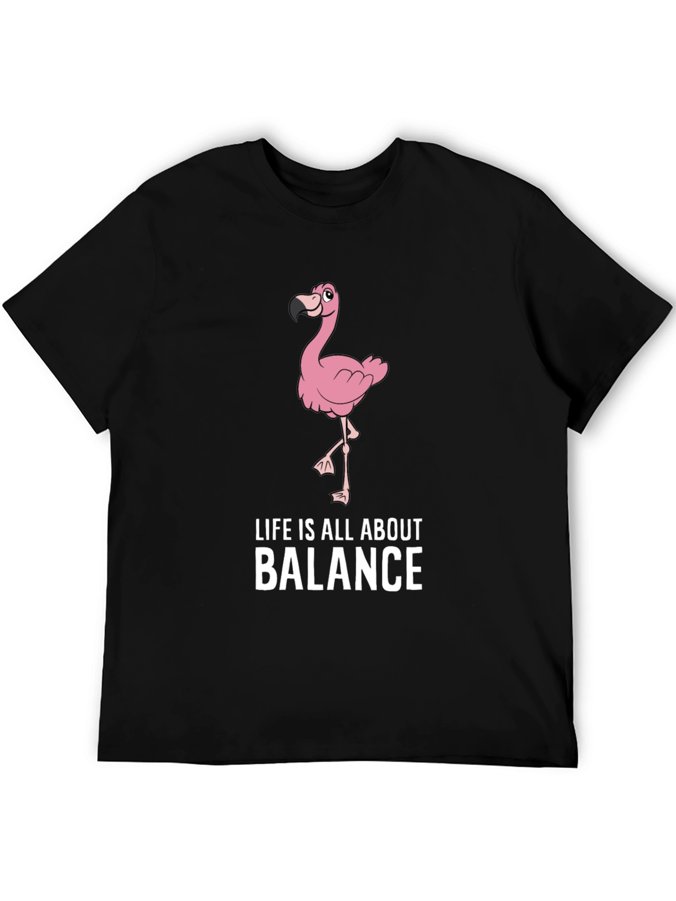Life is About Balance Flamingo T-Shirt