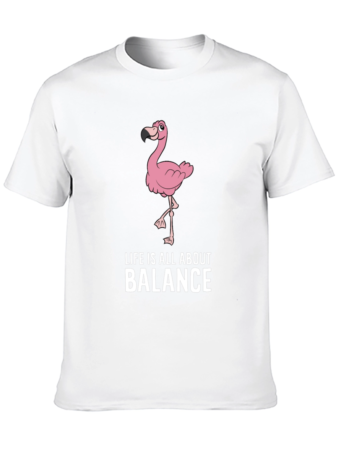 Life is About Balance Flamingo T-Shirt