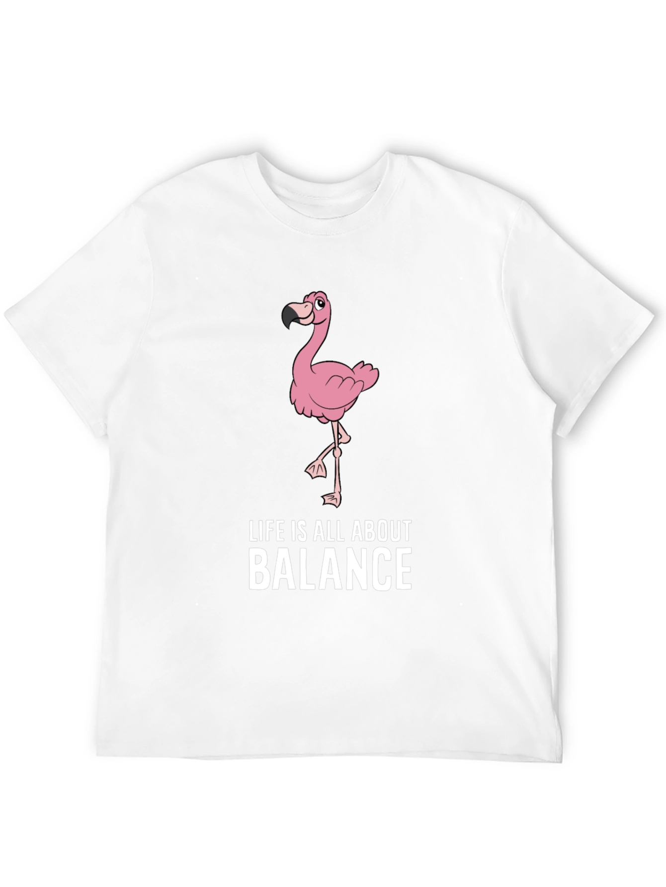 Life is About Balance Flamingo T-Shirt