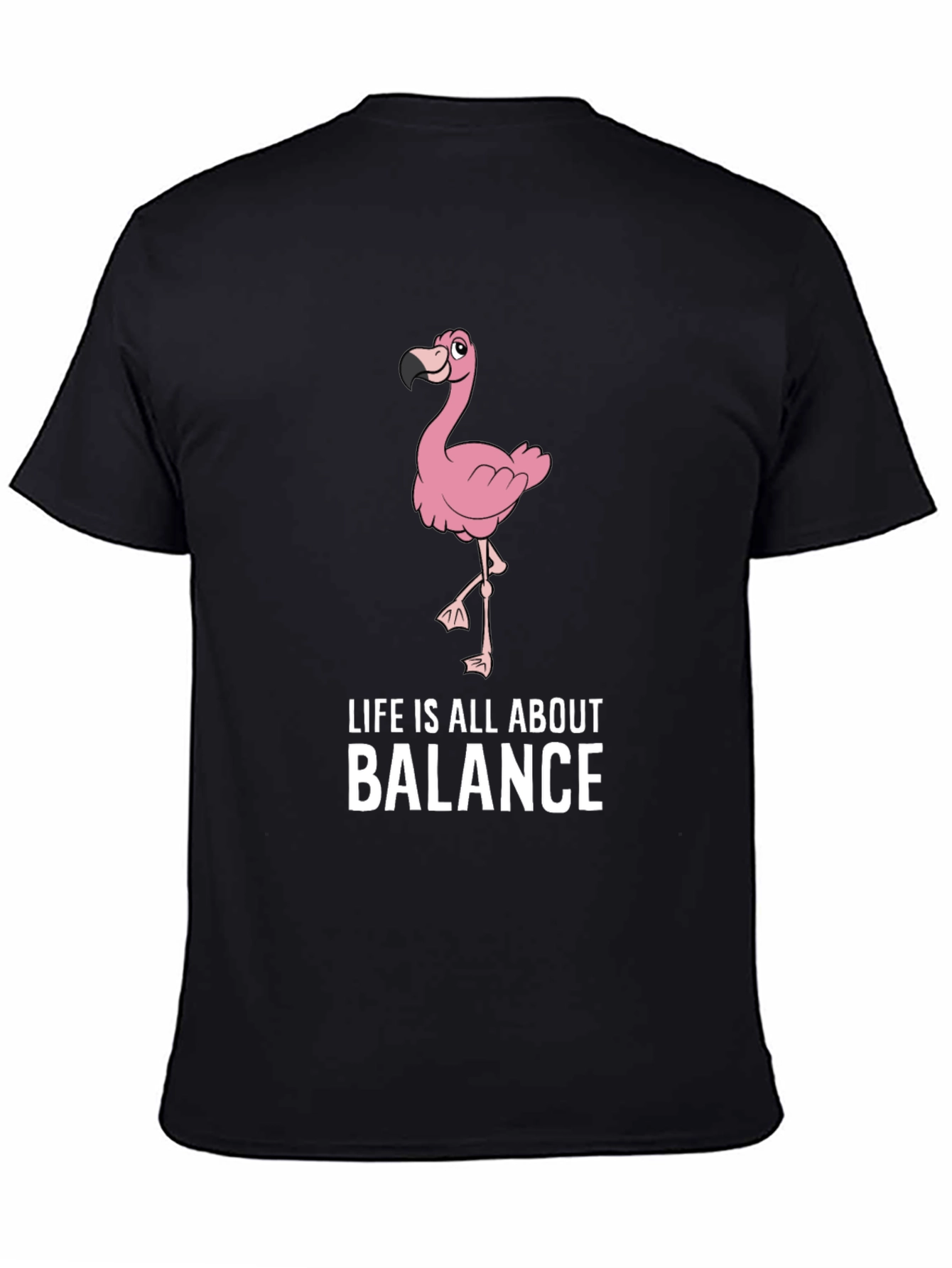Life is About Balance Flamingo T-Shirt