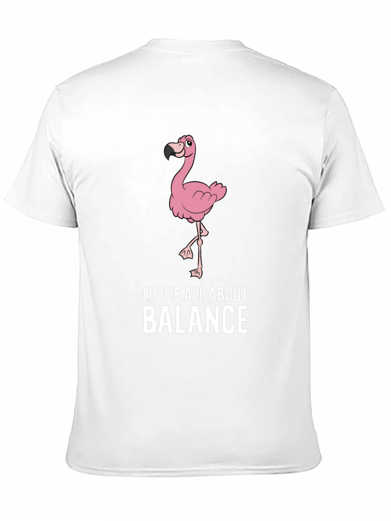 Life is About Balance Flamingo T-Shirt