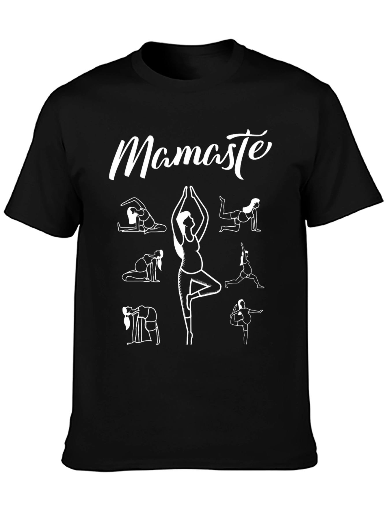 Mamaste Yoga T-Shirt - Pregnancy Yoga Poses