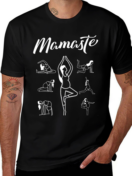 Mamaste Yoga T-Shirt - Pregnancy Yoga Poses