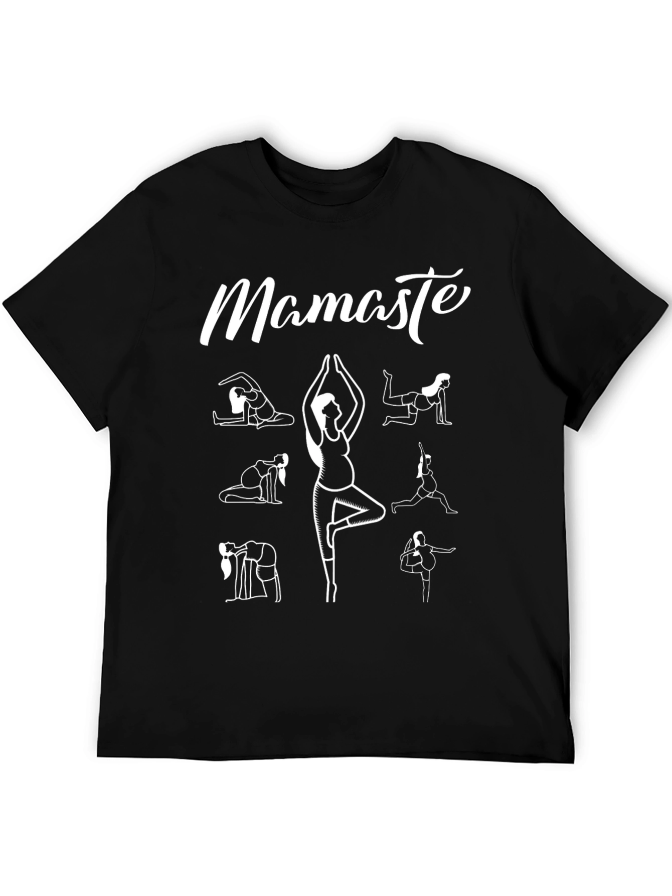 Mamaste Yoga T-Shirt - Pregnancy Yoga Poses