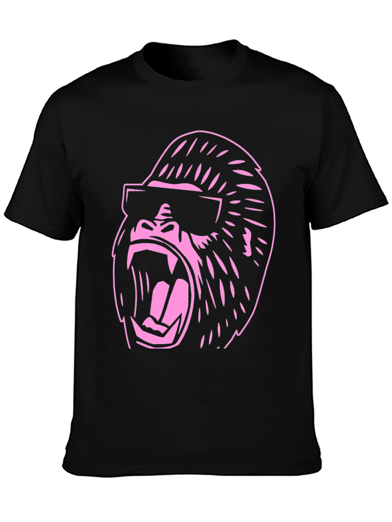 Cool Gorilla Graphic T-Shirt - Black