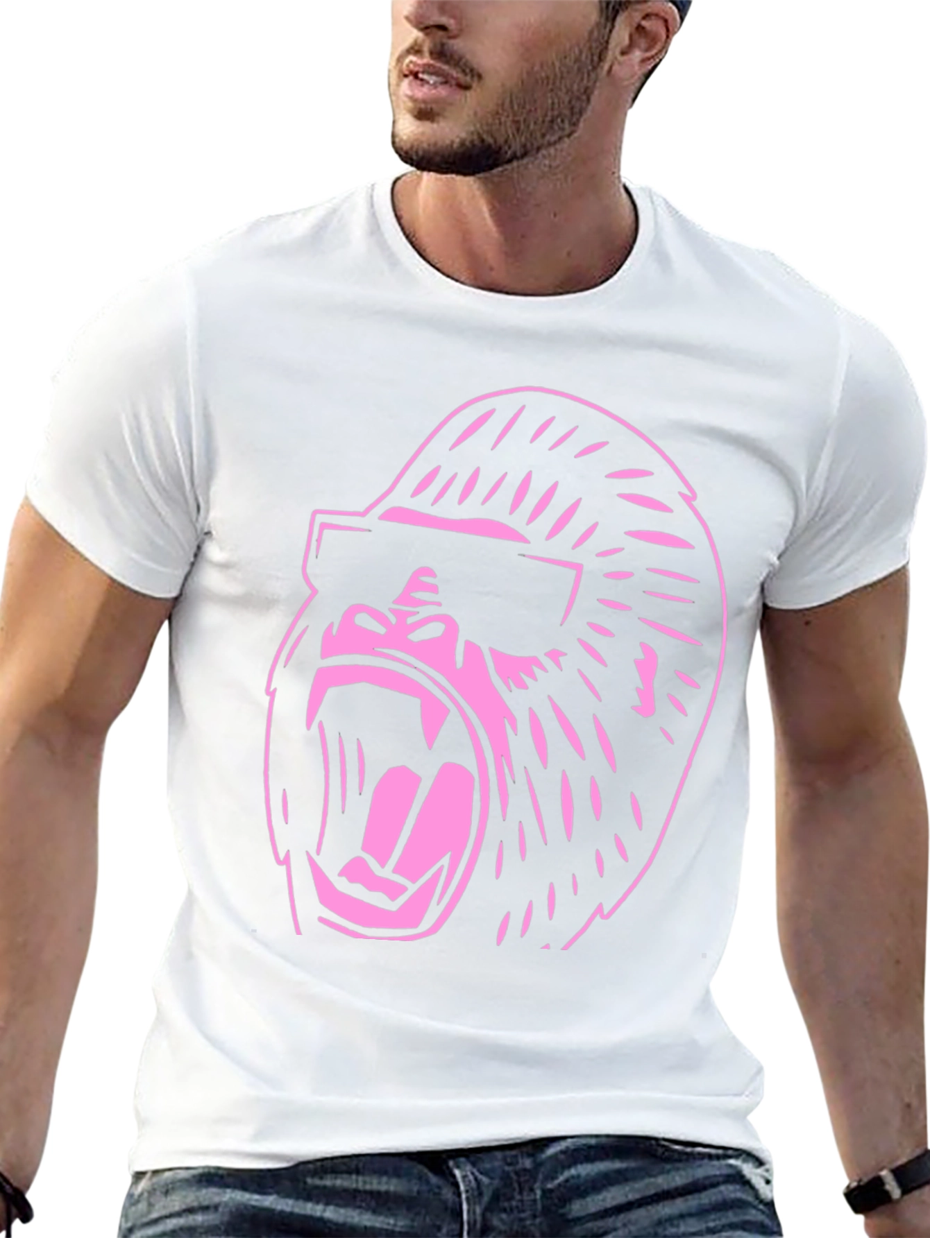 Cool Gorilla Graphic T-Shirt - Black